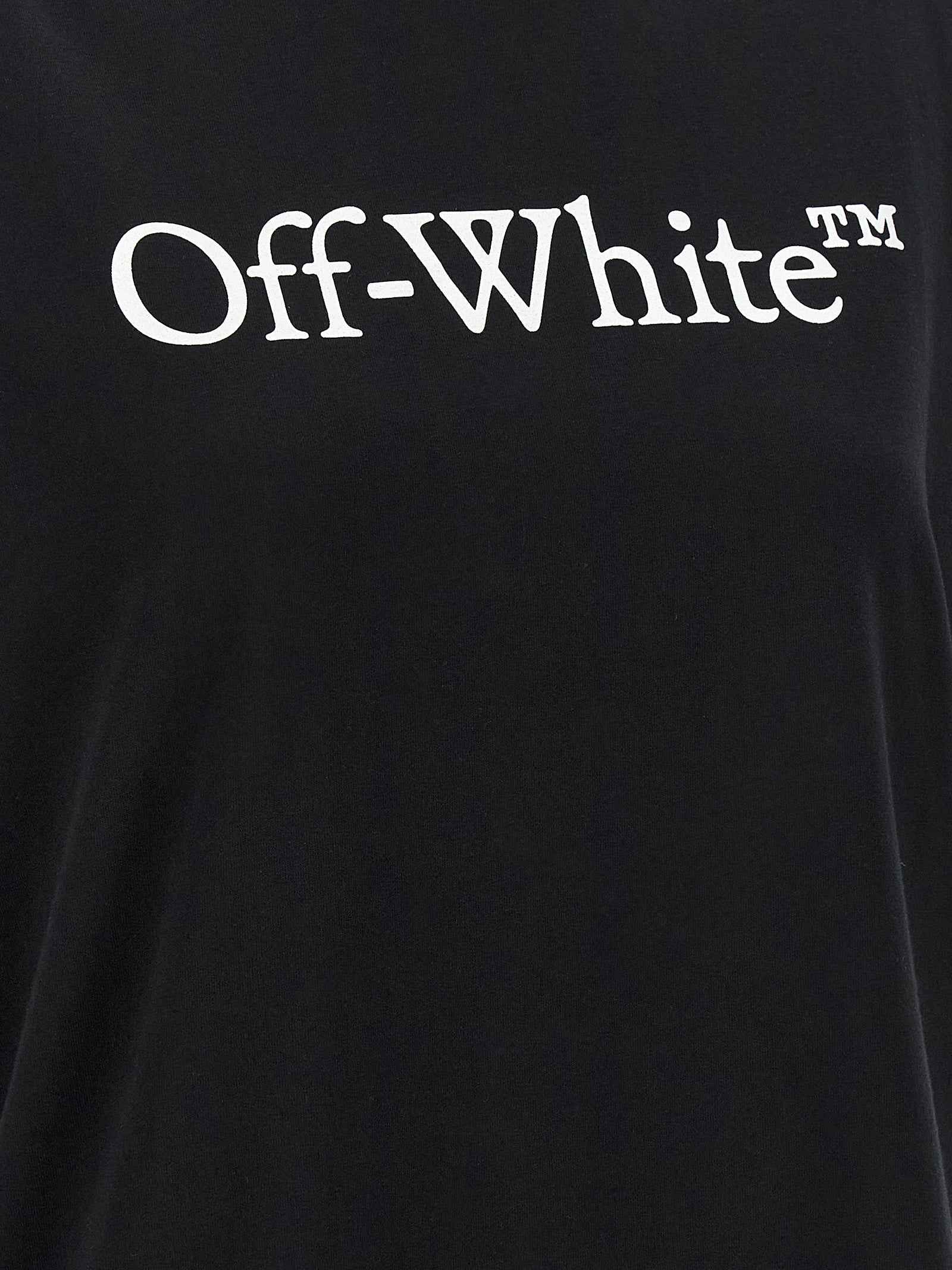 Off-White Black Cotton T-Shirt