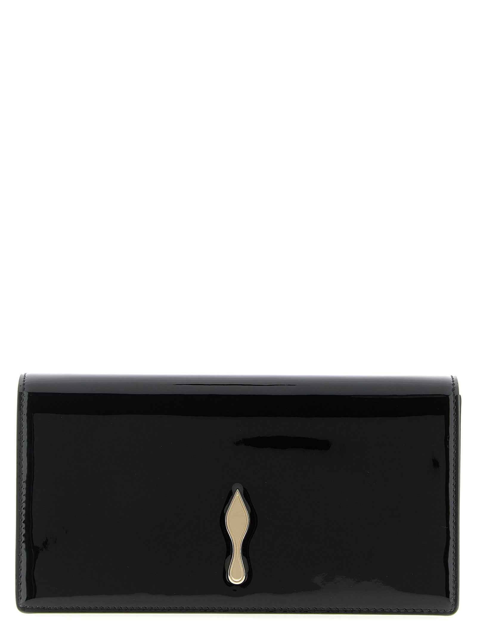 Christian Louboutin Black Calfskin Clutch Bag