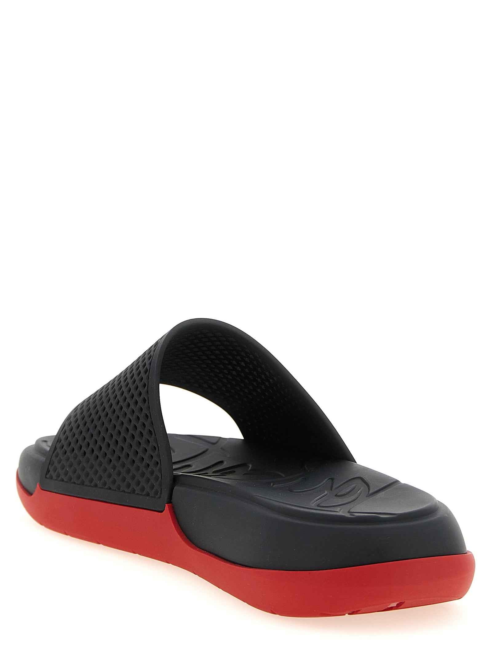Christian Louboutin Black Polyethylene Slides