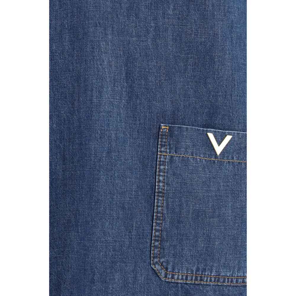 Valentino Garavani Blue Denim Shirt