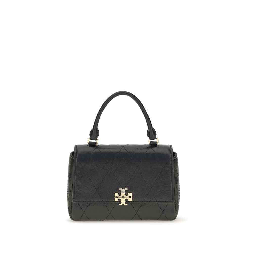 Tory Burch Black Calf Leather Bos Taurus Wallet