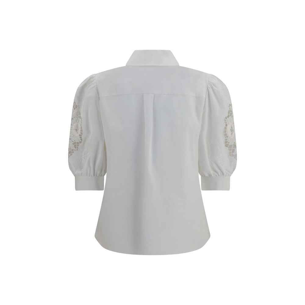 Valentino Garavani White Cotton Blouse