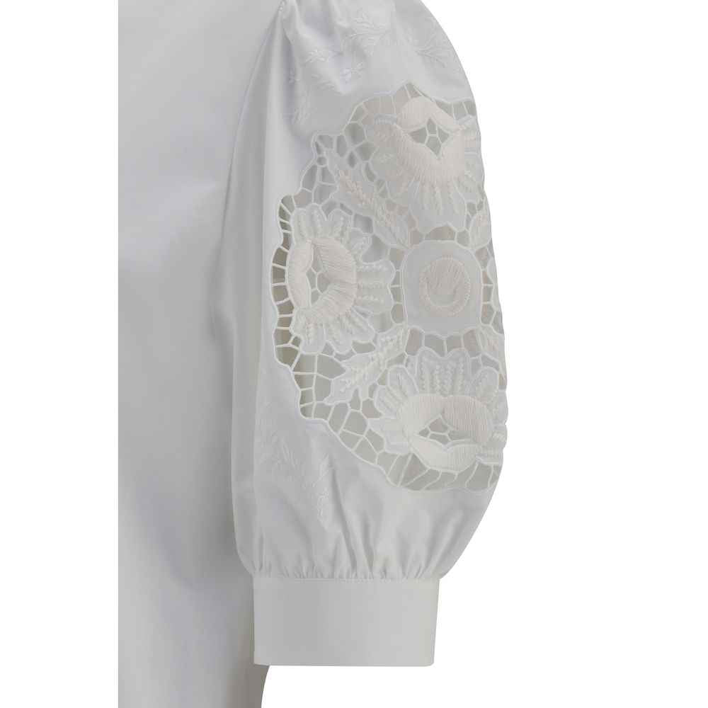 Valentino Garavani White Cotton Blouse