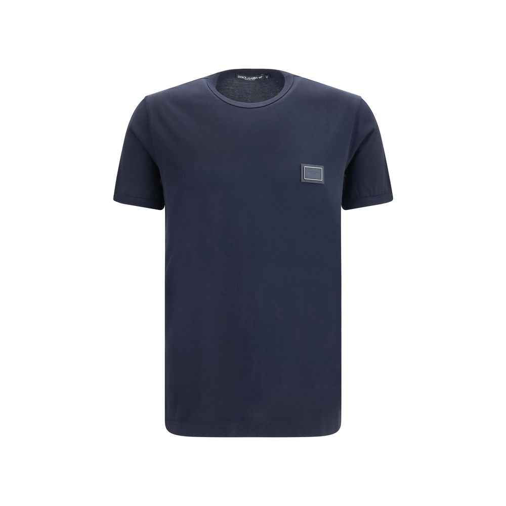 Dolce & Gabbana Black Cotton T-Shirt
