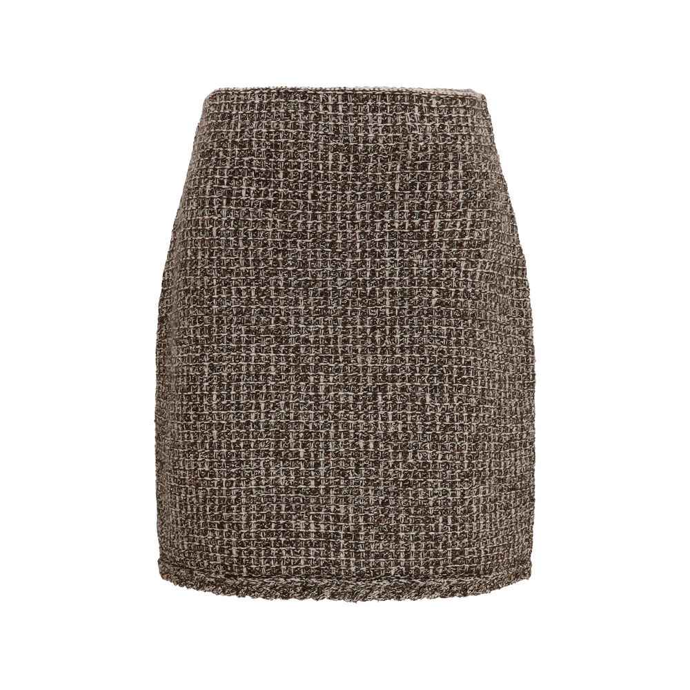 Fabiana Filippi Brown Polyamide Mini Skirt