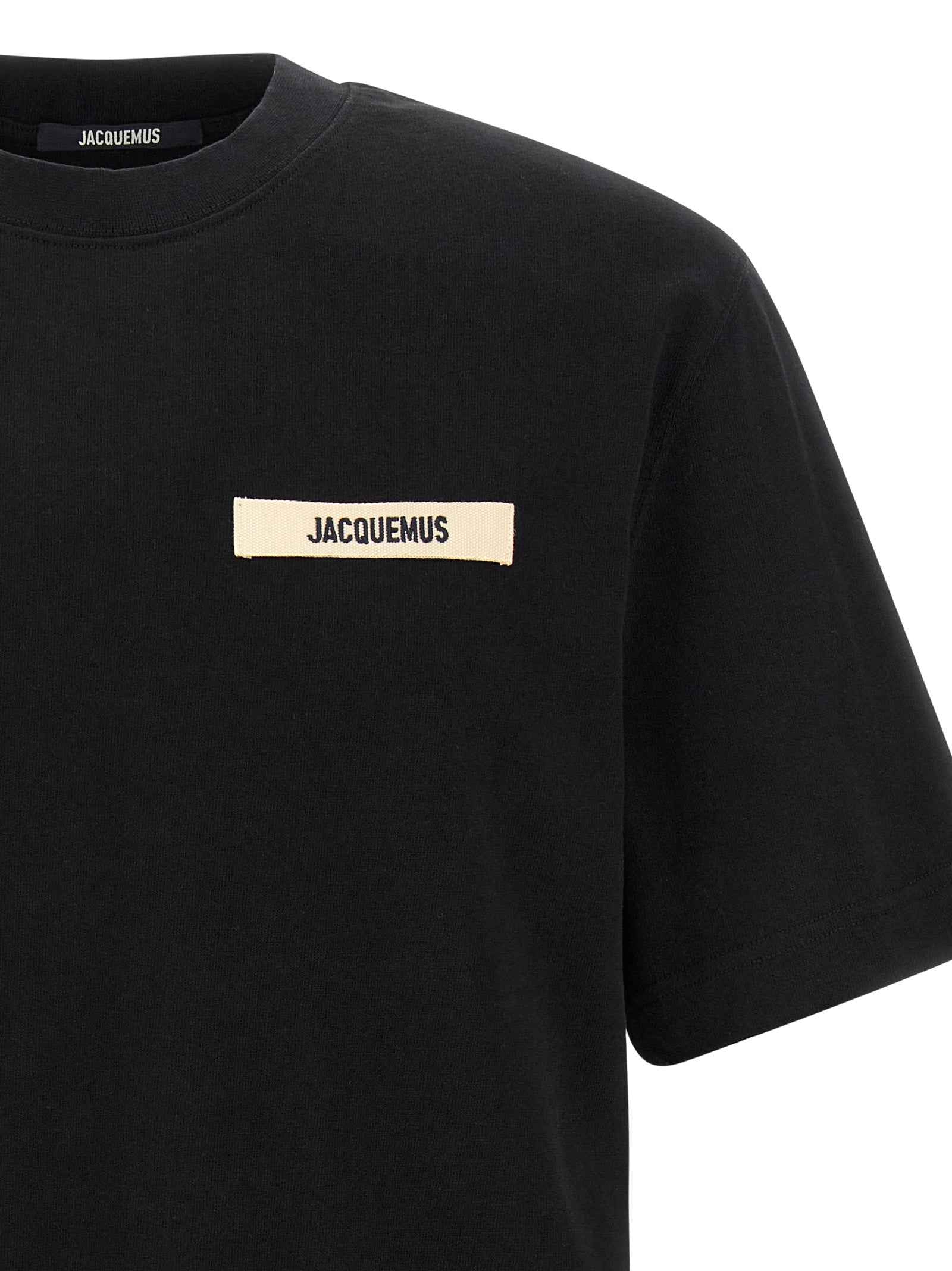 Jacquemus Black Cotton T-Shirt