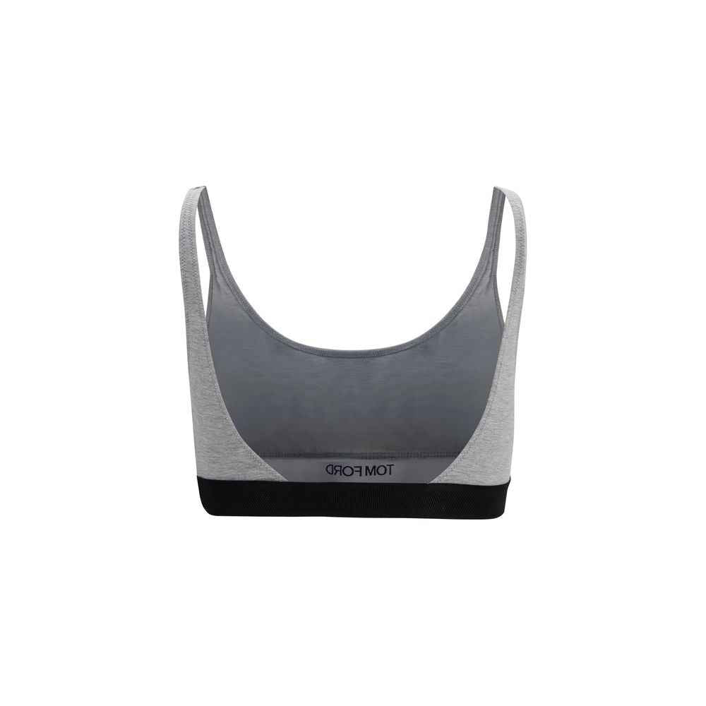 Tom Ford Gray Modal Sport Bra