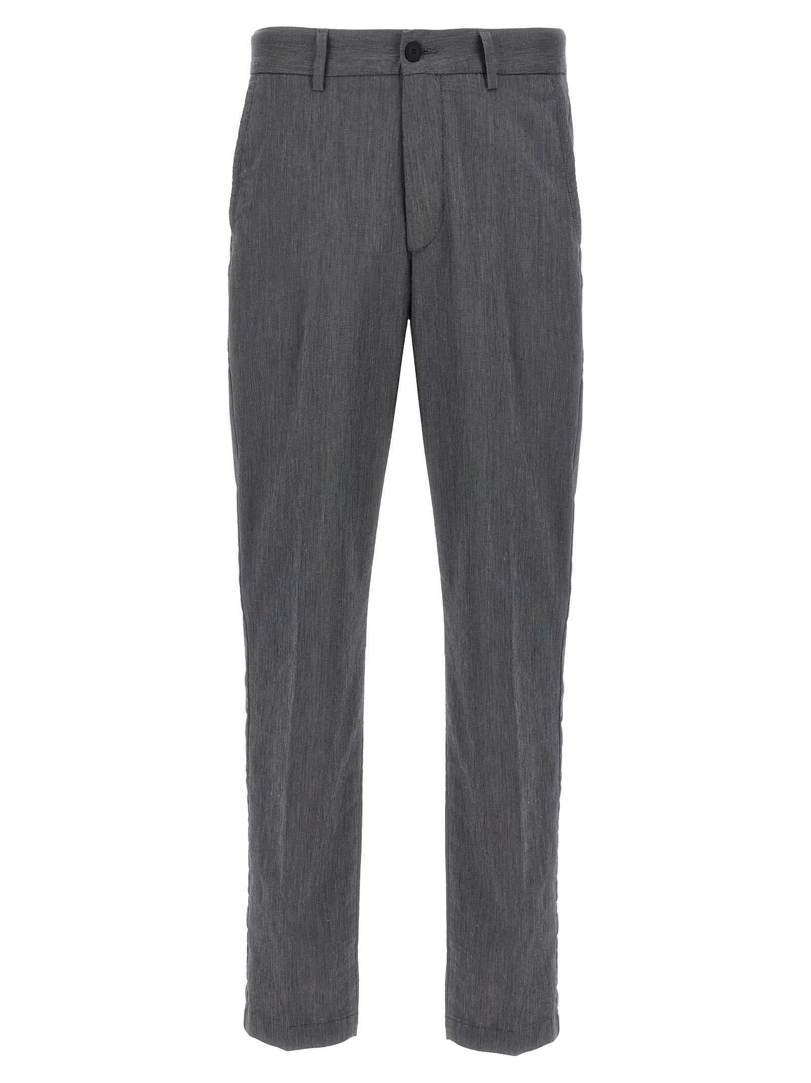 Hugo Boss Blue Cotton Casual Pants