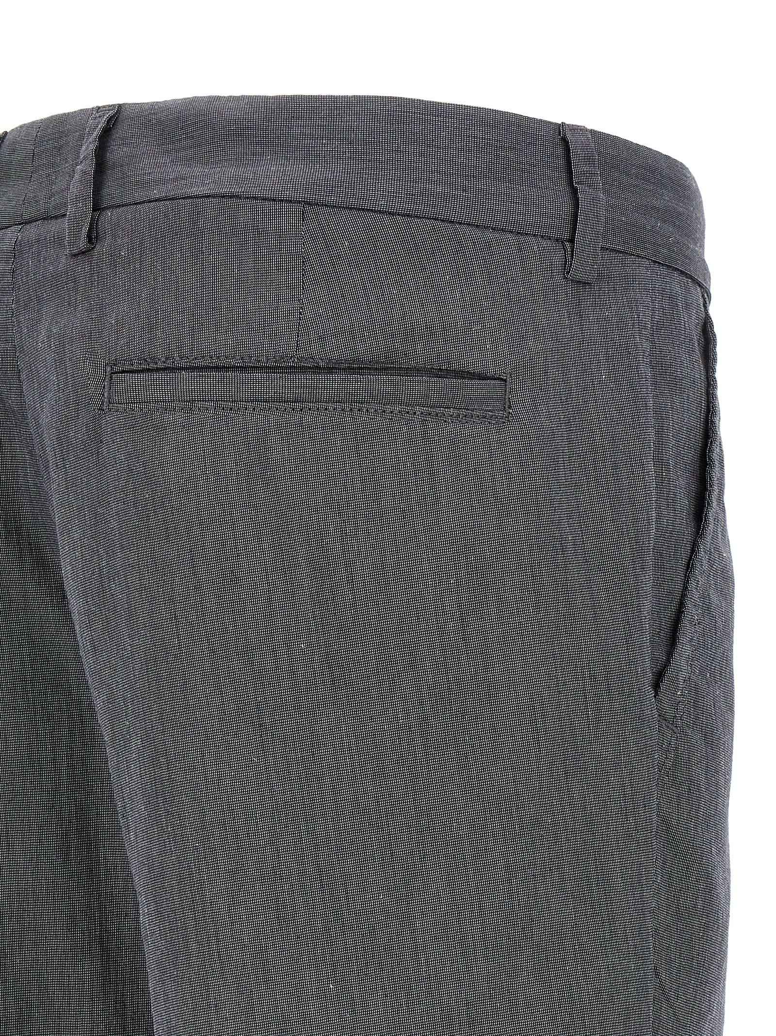 Hugo Boss Blue Cotton Casual Pants