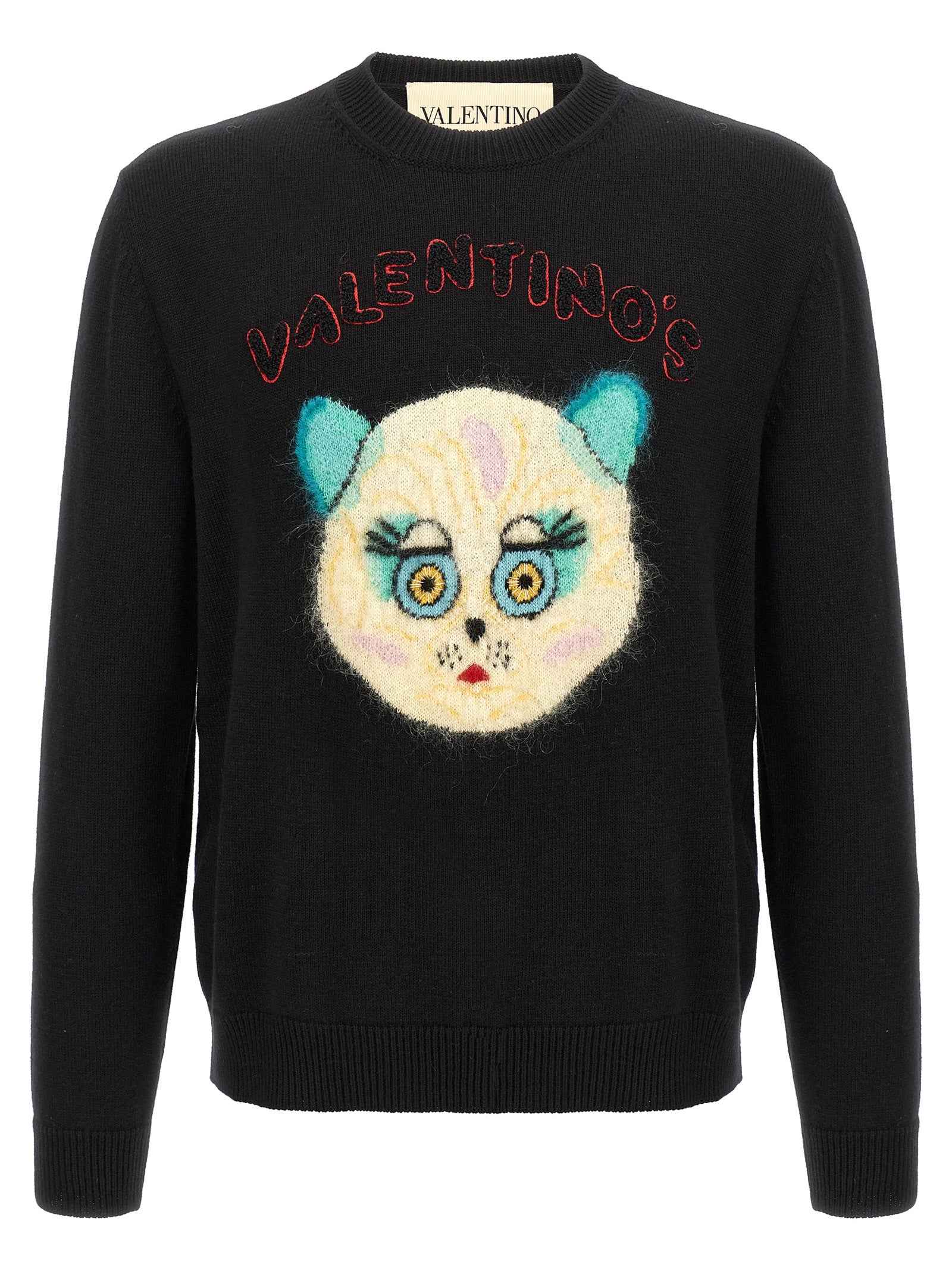 Valentino Garavani Black Cotton Cardigan