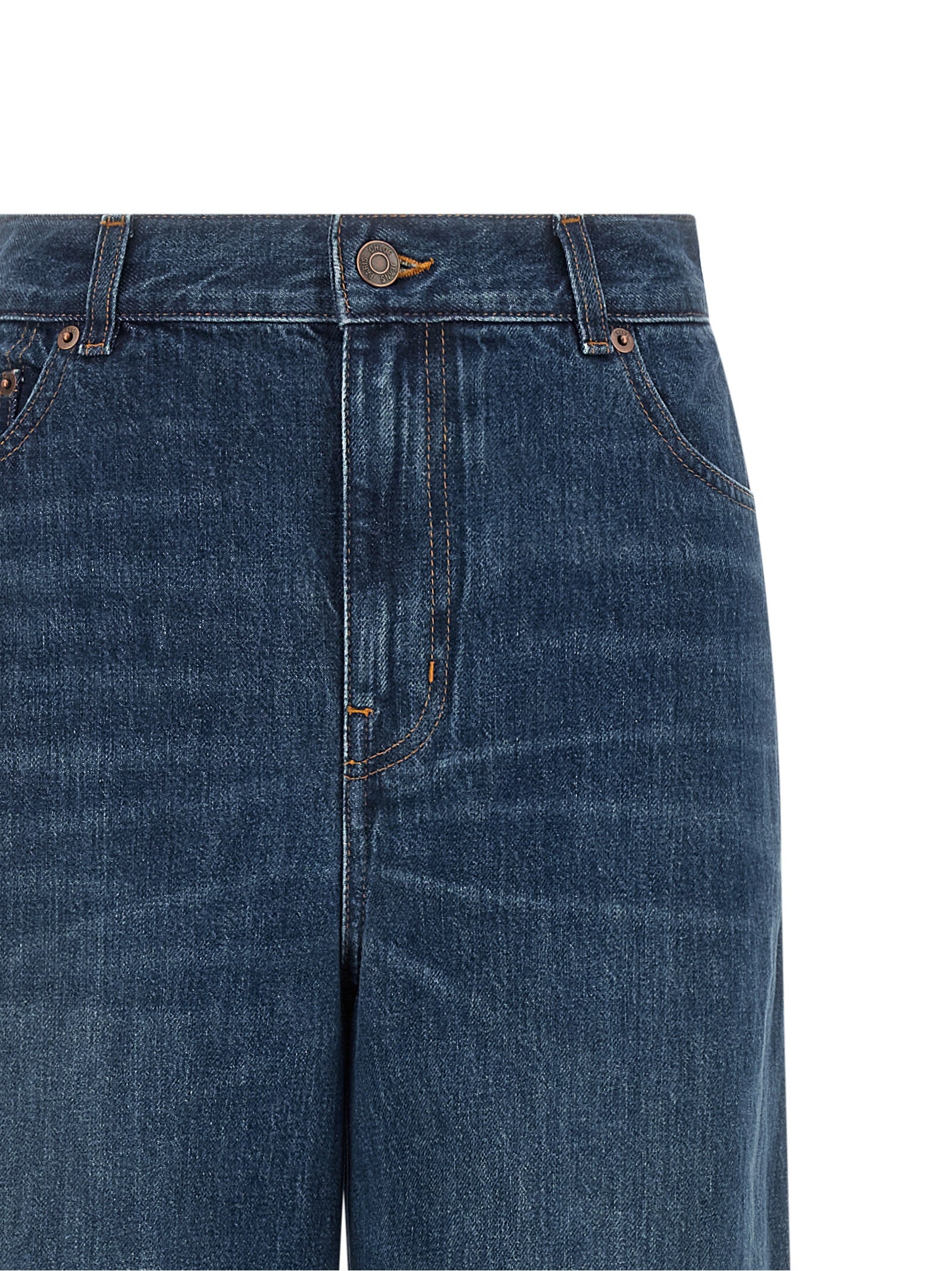 Chloé Blue Cotton Jeans Denim