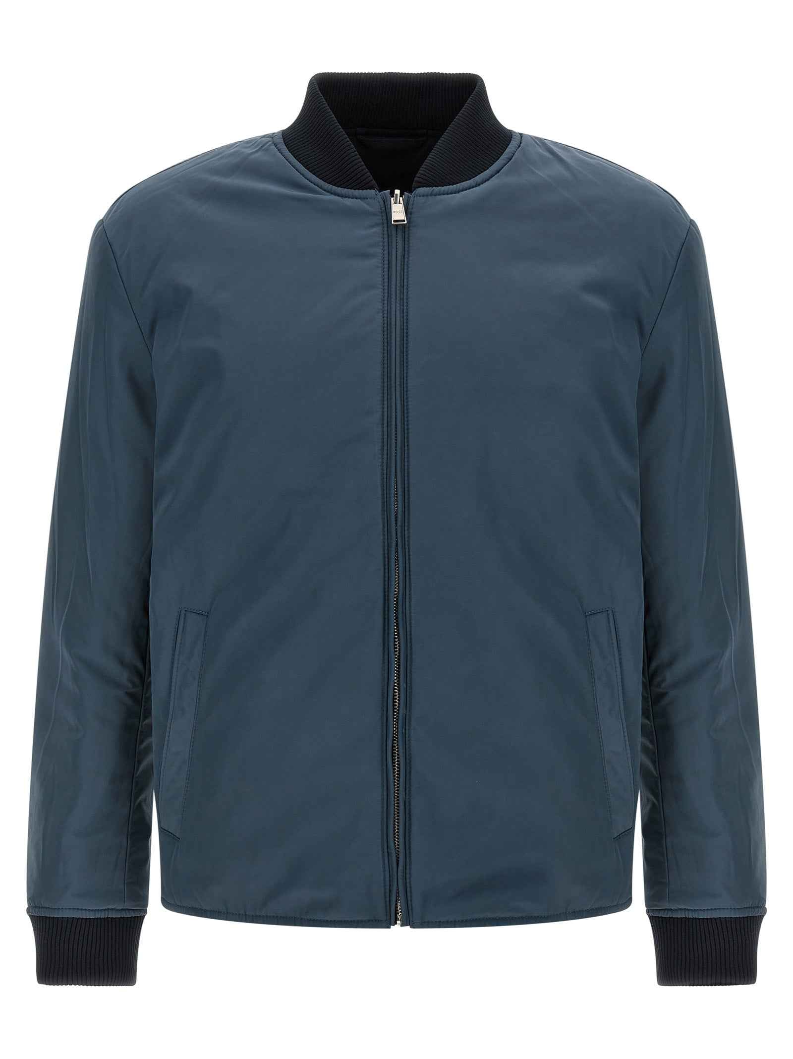 Hugo Boss Blue Polyester Bomber