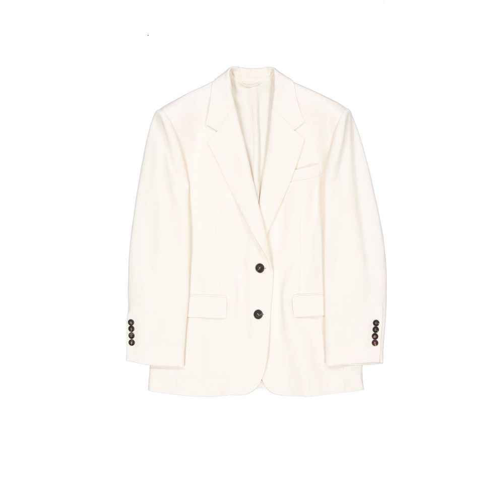 Brunello Cucinelli White Viscose Blazer