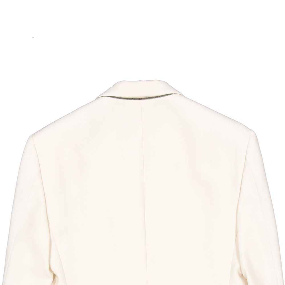 Brunello Cucinelli White Viscose Blazer
