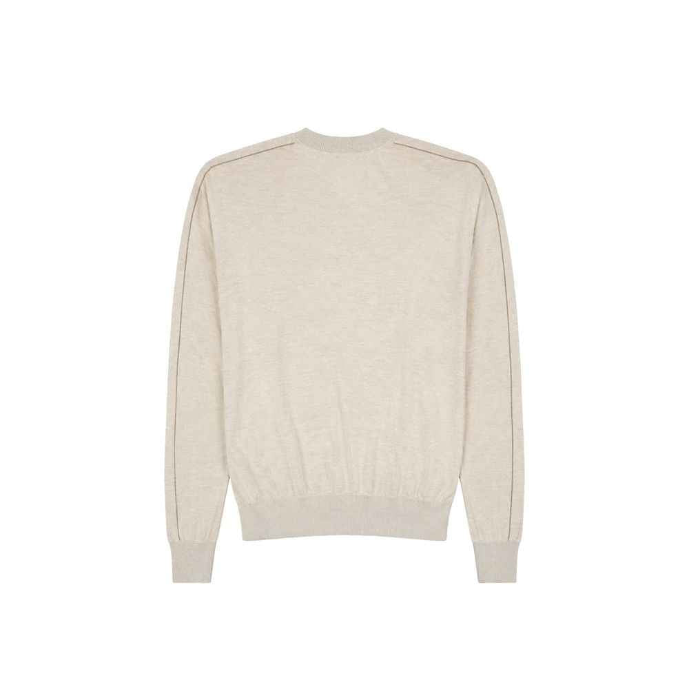 Brunello Cucinelli Beige Cashmere Sweatshirt