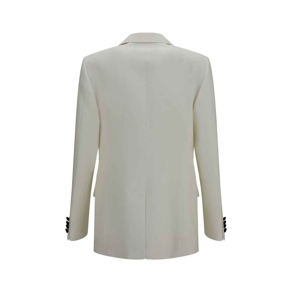 Valentino Garavani White Wool Oves Aries Blazer