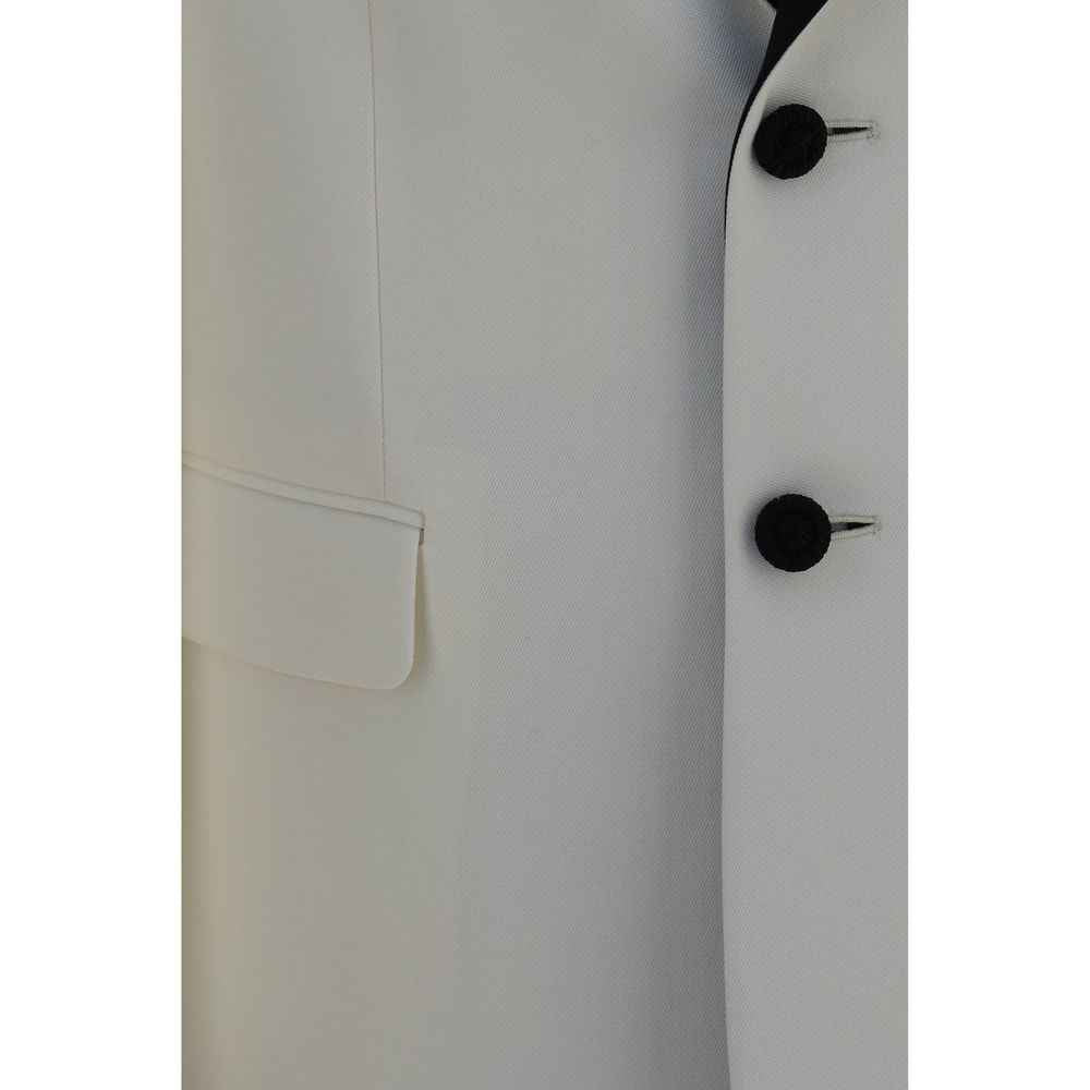 Valentino Garavani White Wool Oves Aries Blazer