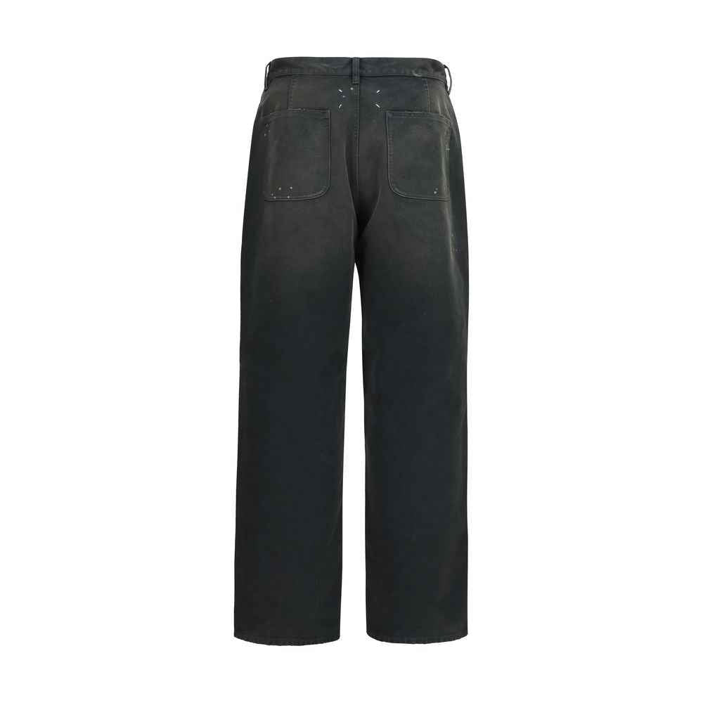 Maison Margiela Gray Cotton Casual Pants