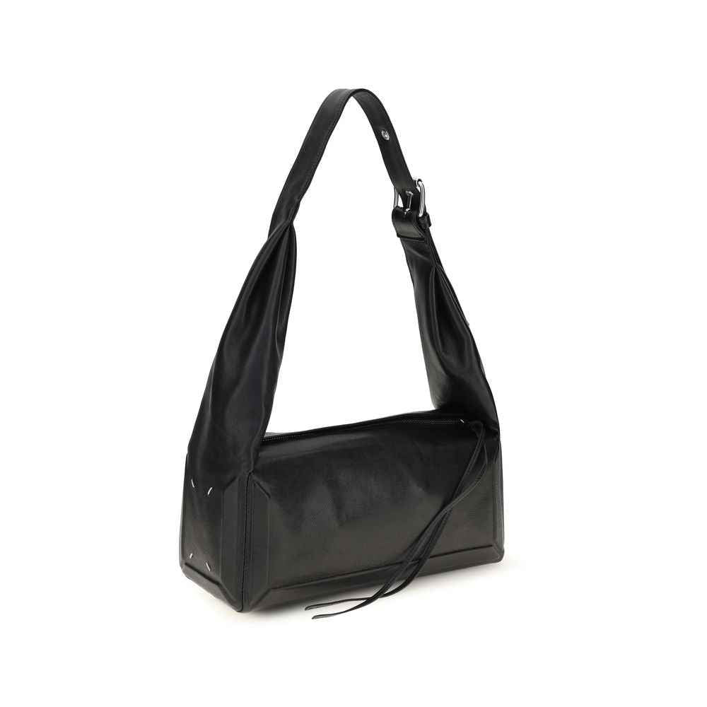 Maison Margiela Black Leather Shoulder Bag