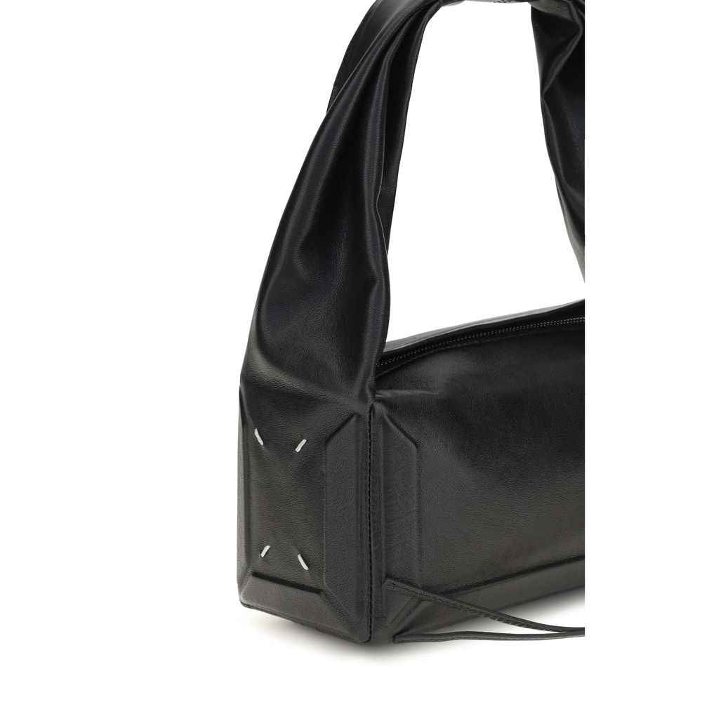 Maison Margiela Black Leather Shoulder Bag