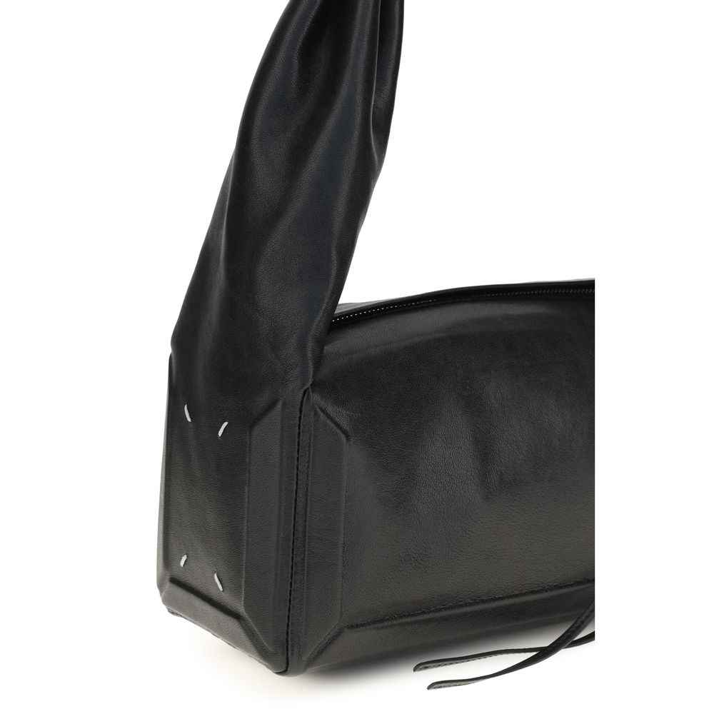 Maison Margiela Black Leather Shoulder Bag