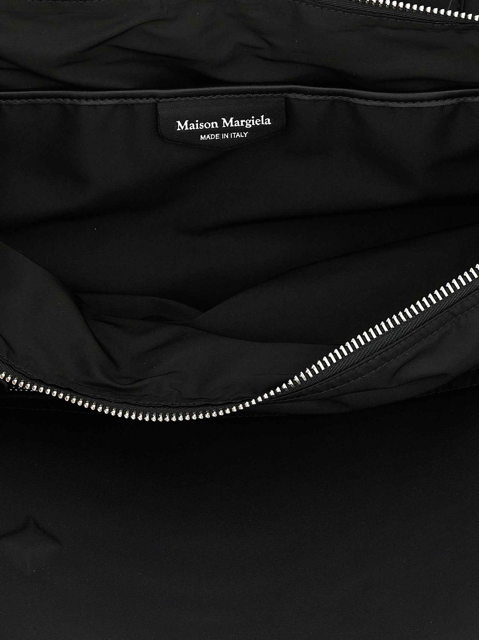 Maison Margiela Black Polyamide Backpack