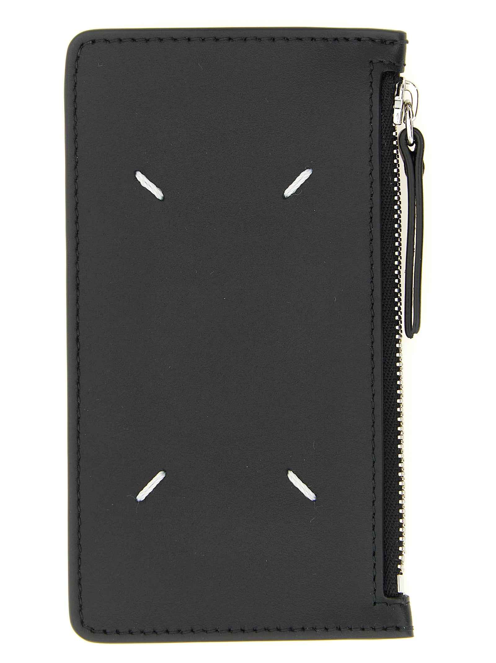 Maison Margiela Black Calfskin Cardholder