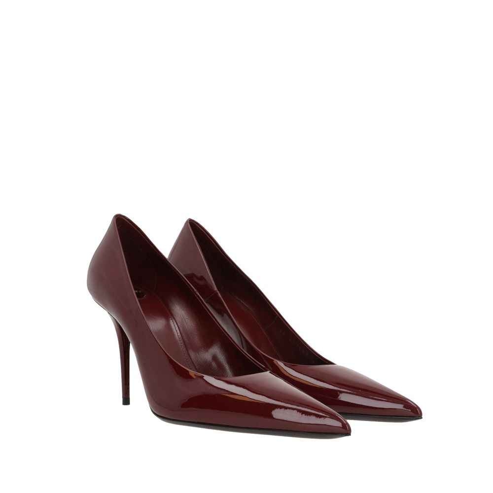 Saint Laurent Multicolor Calfskin Platform Pumps