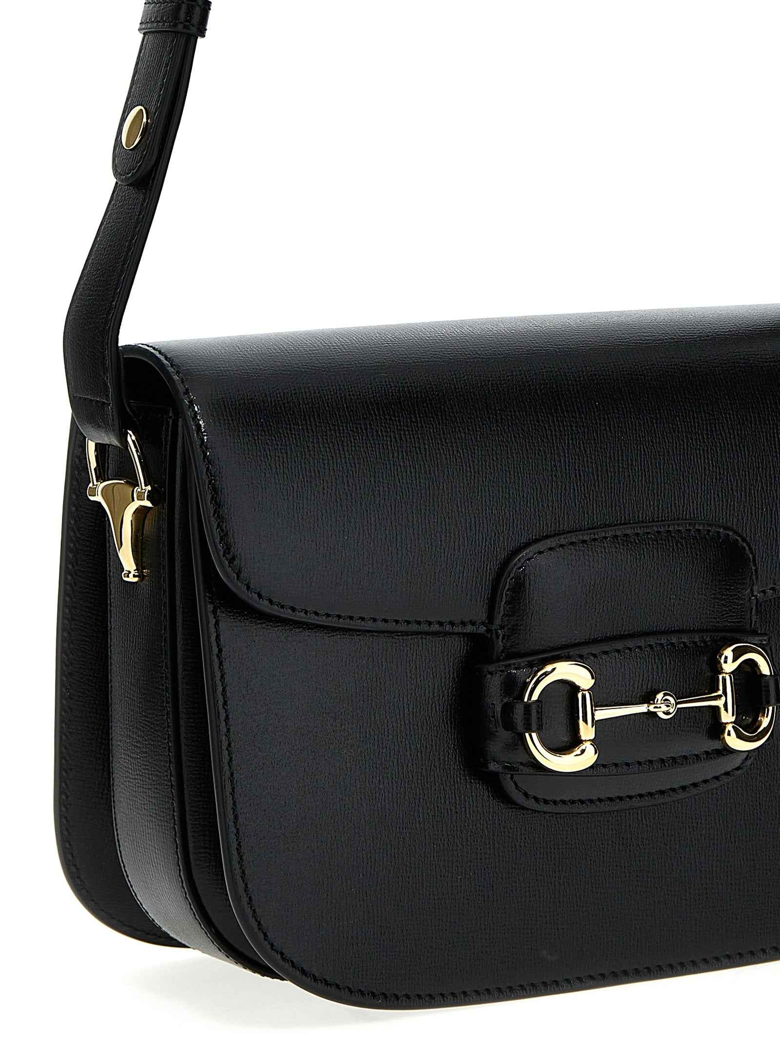 Gucci Black Leather Shoulder Bag