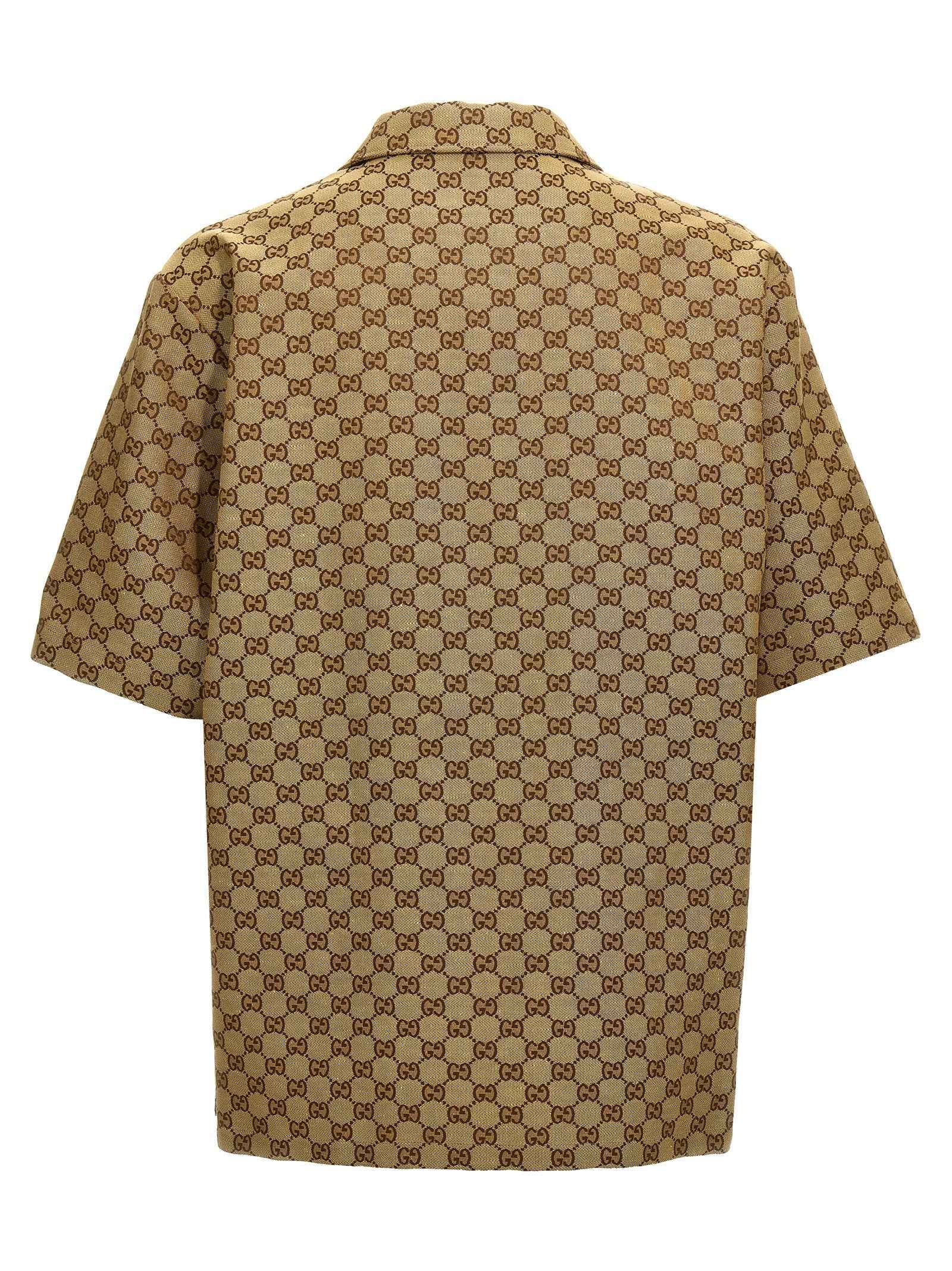Gucci Beige Linen Blouse