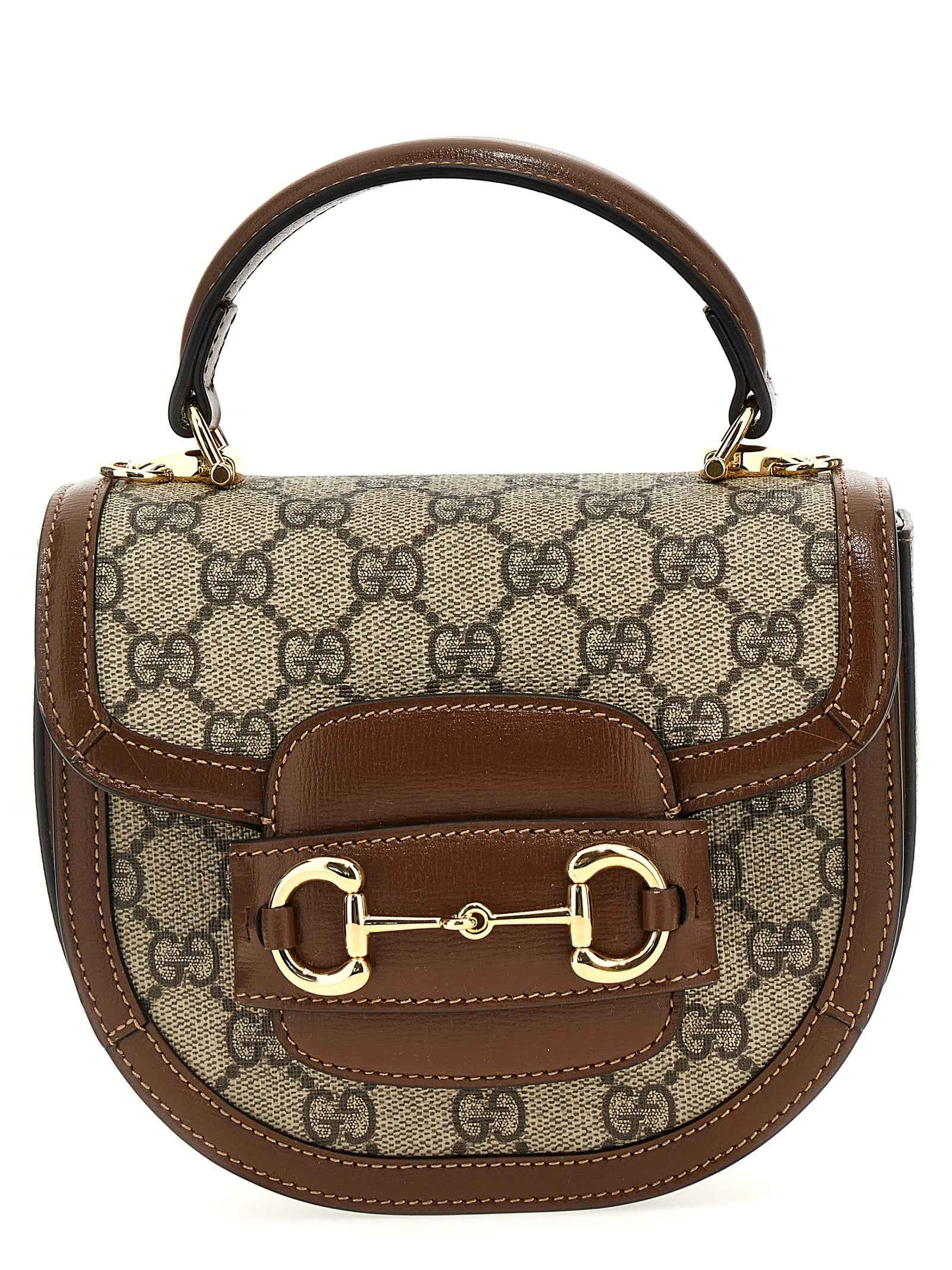 Gucci Brown Polyethylene Handbag