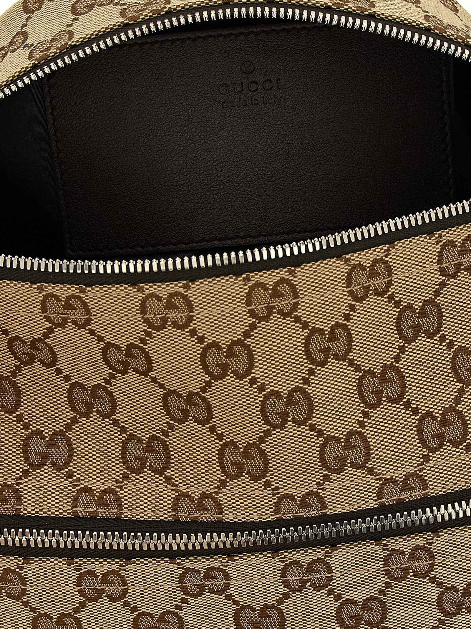 Gucci Beige Polyester Crossbody Bag