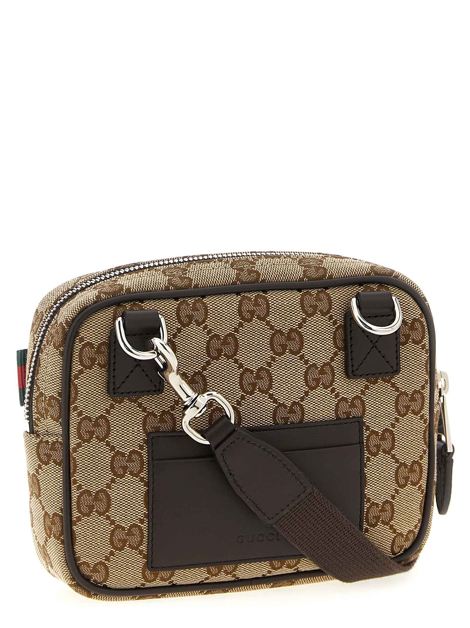 Gucci Beige Polyester Crossbody Bag