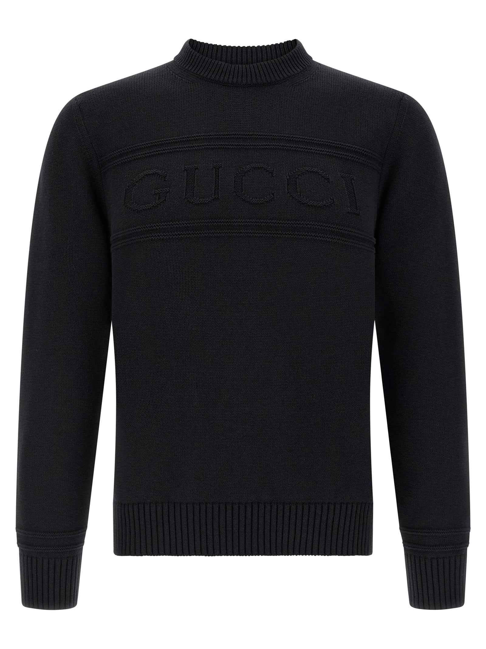 Gucci Black Cotton Cardigan