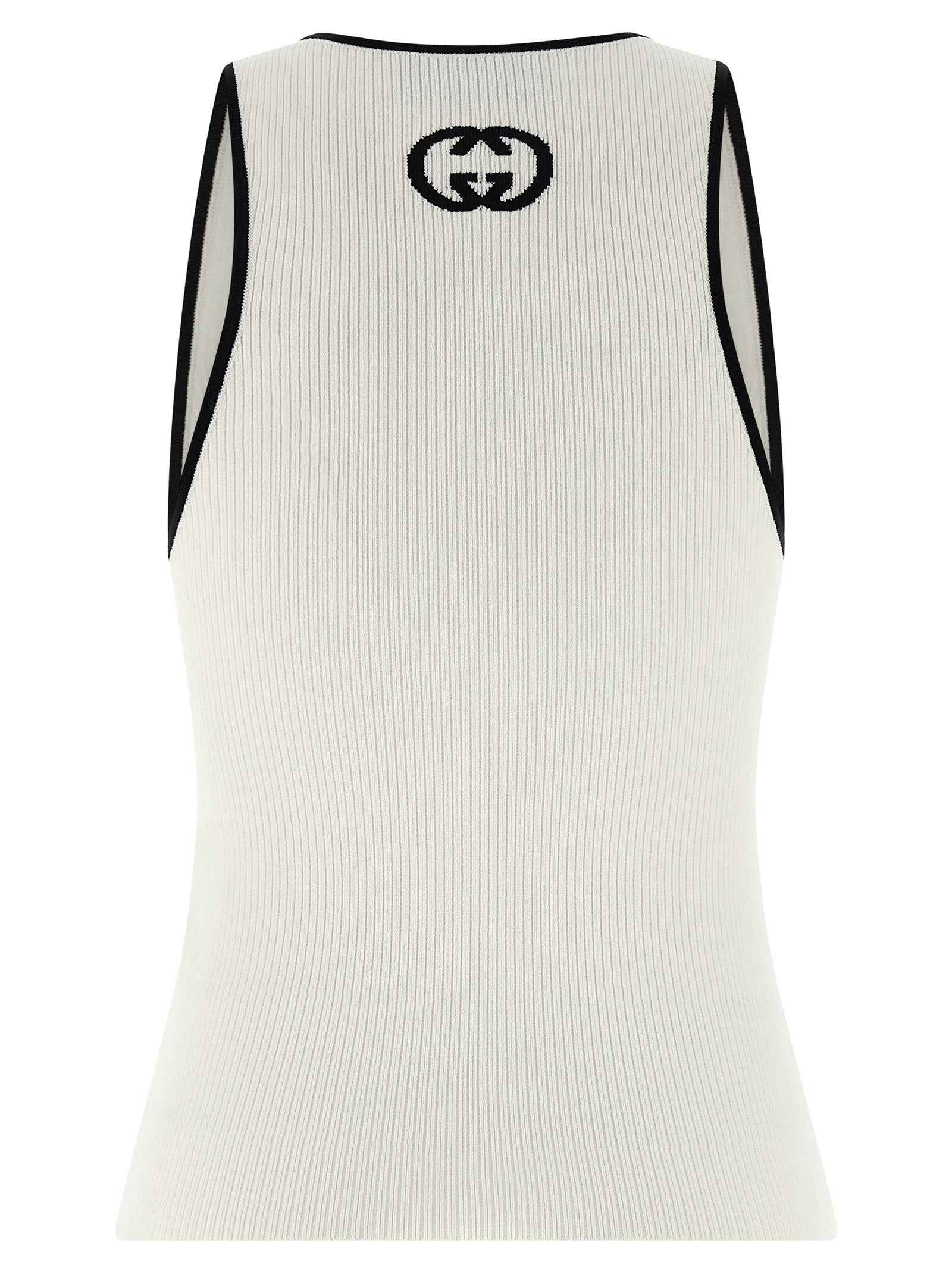 Gucci Bicolor Viscose Tank Tops
