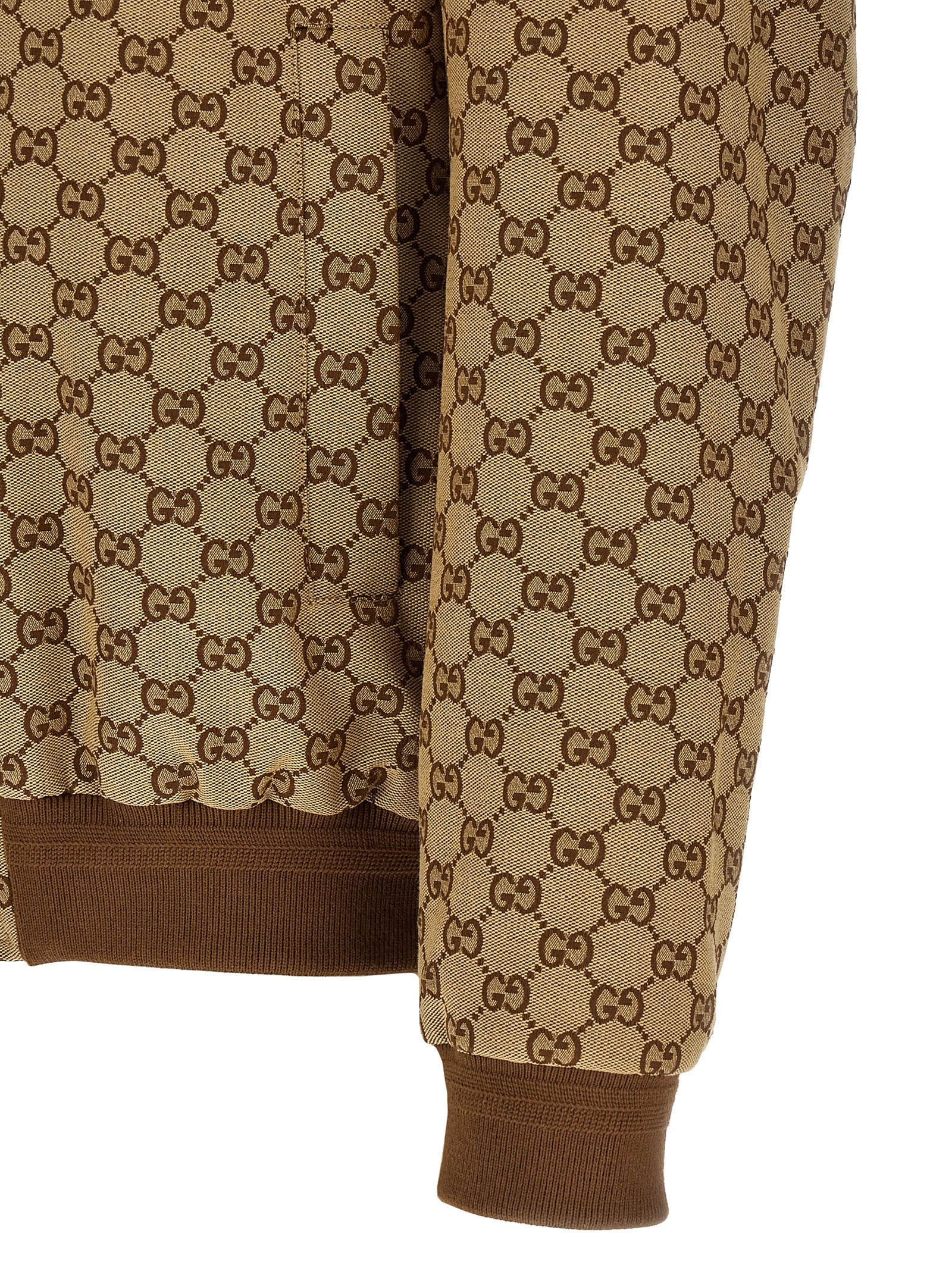 Gucci Beige Cotton Bomber