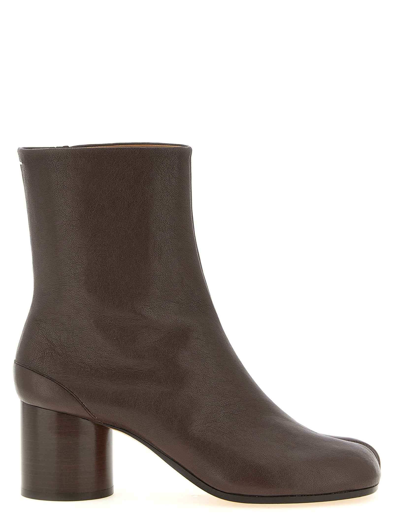 Maison Margiela Brown Lamb Leather Ankle Boots