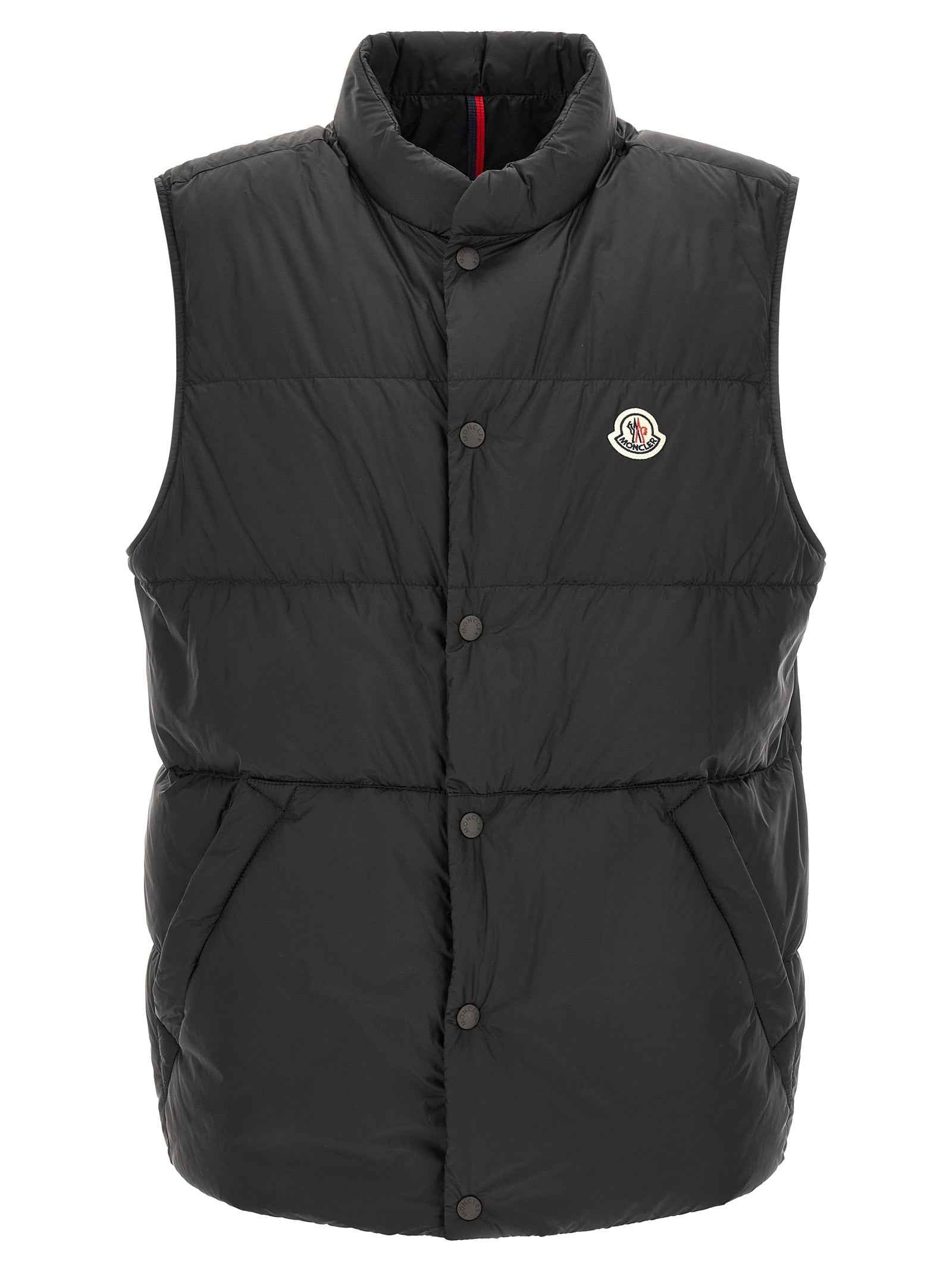 Moncler Black Polyamide Sleeveless Jacket