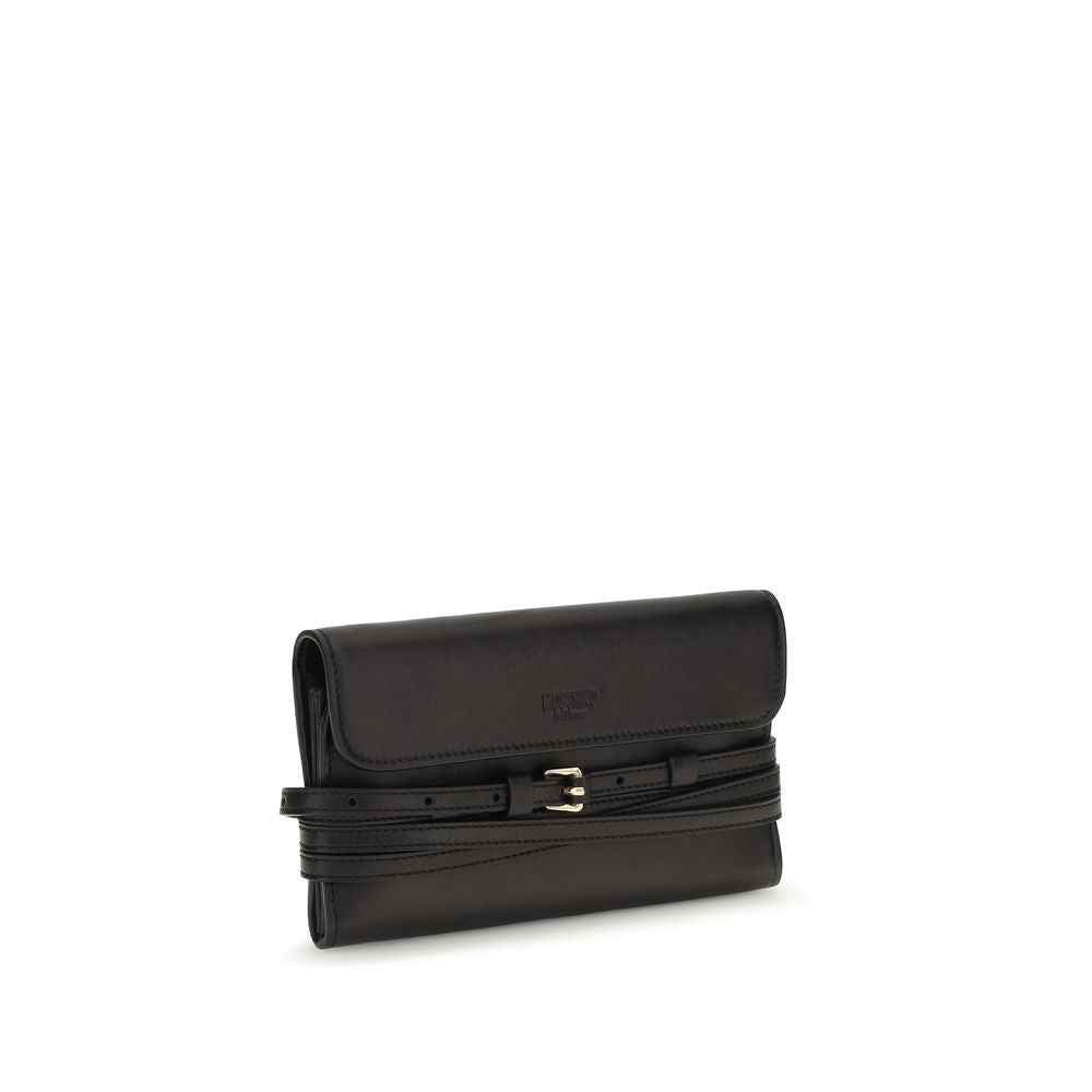 Moschino Black Goatskin Wallet