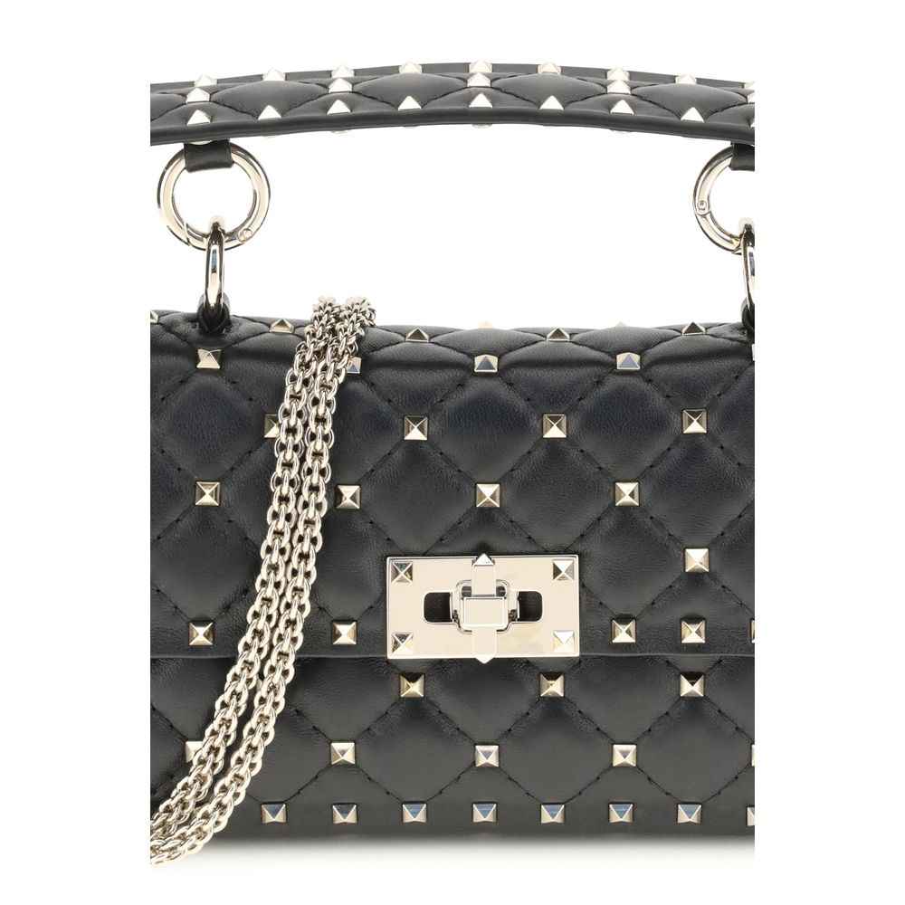 Valentino Garavani Black Lamb Ovis Aries Aries Handbag