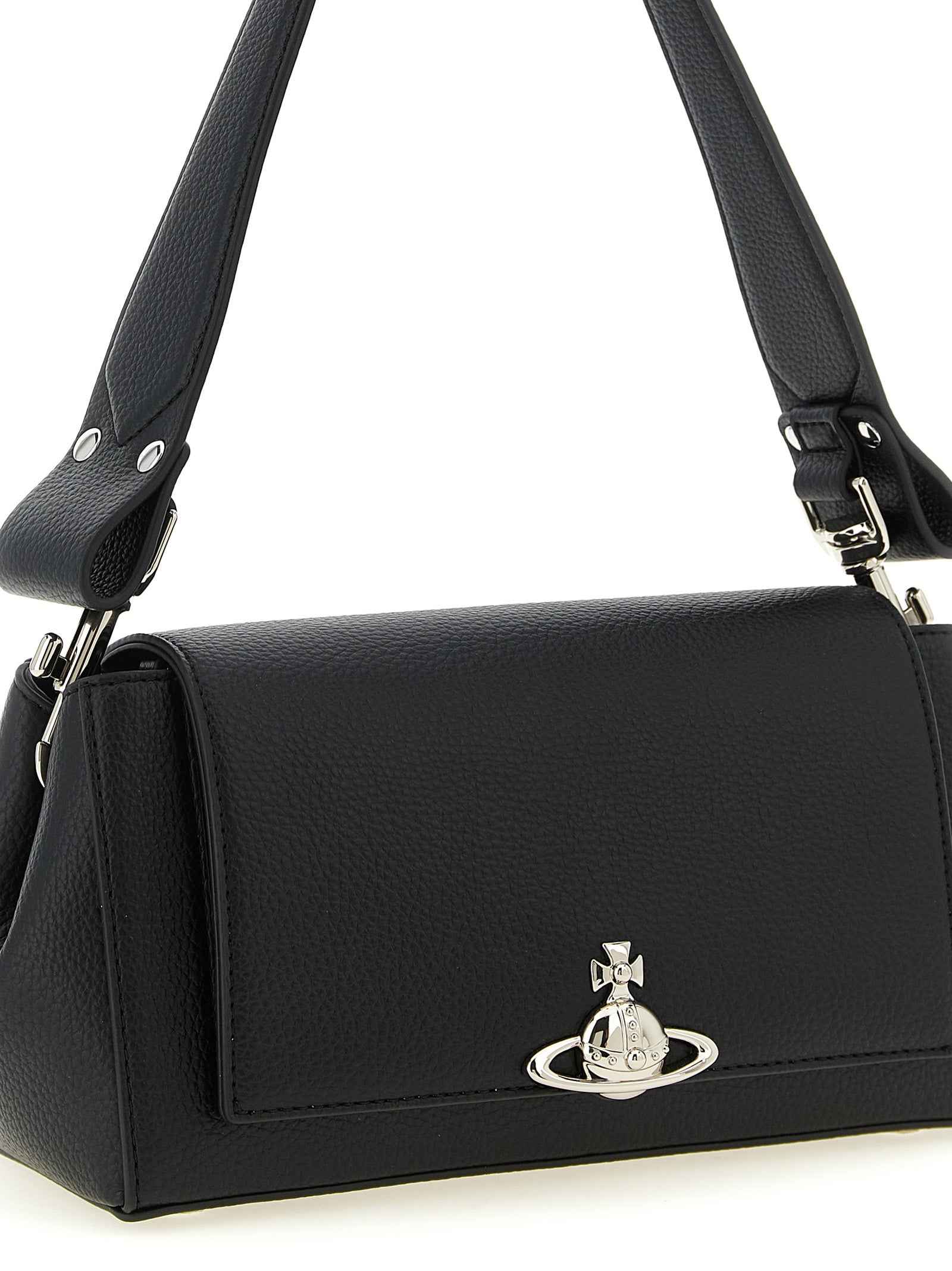 Vivienne Westwood Black Polyethylene Shoulder Bag