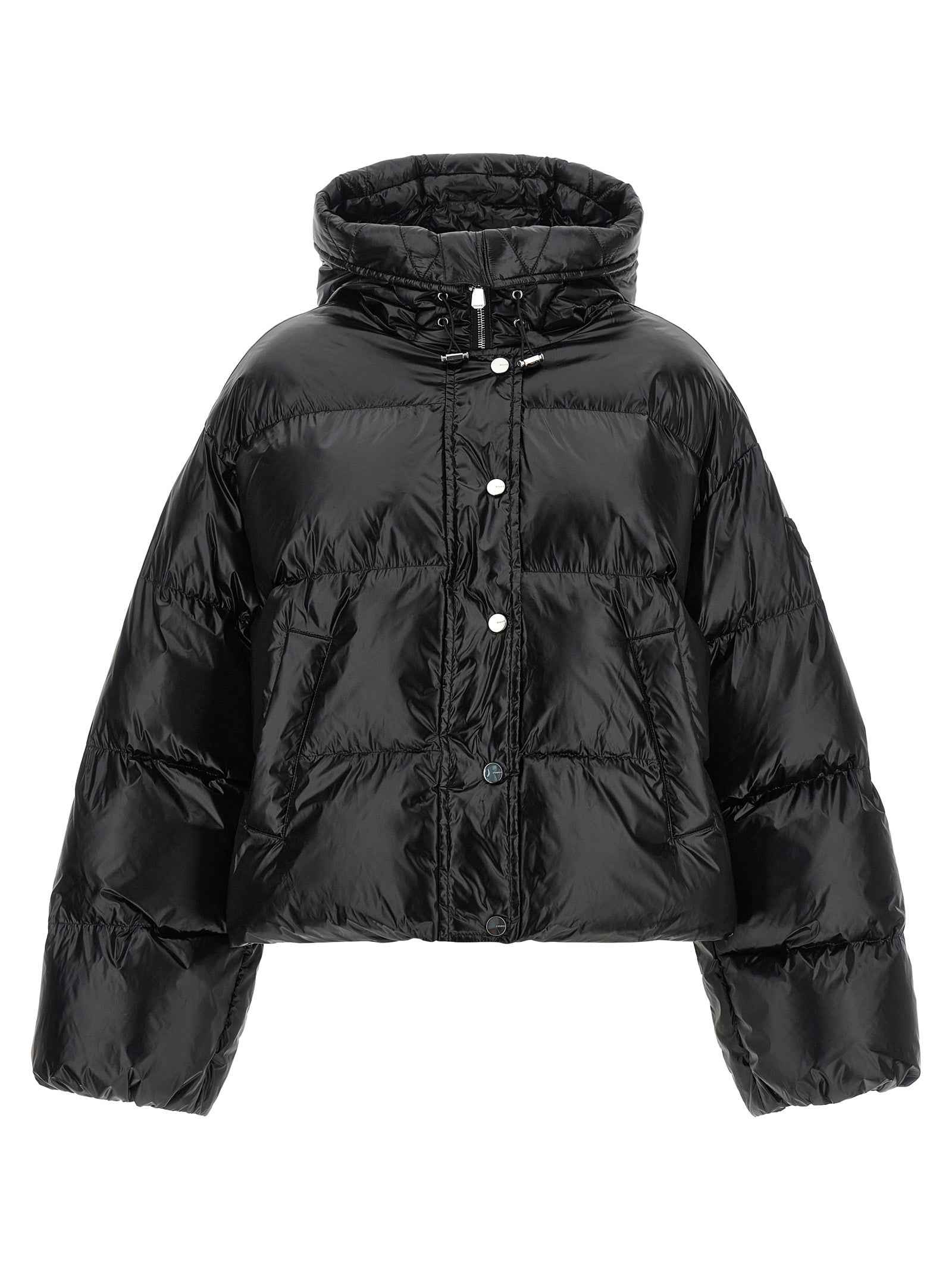 PINKO Black Polyamide Shell Jacket
