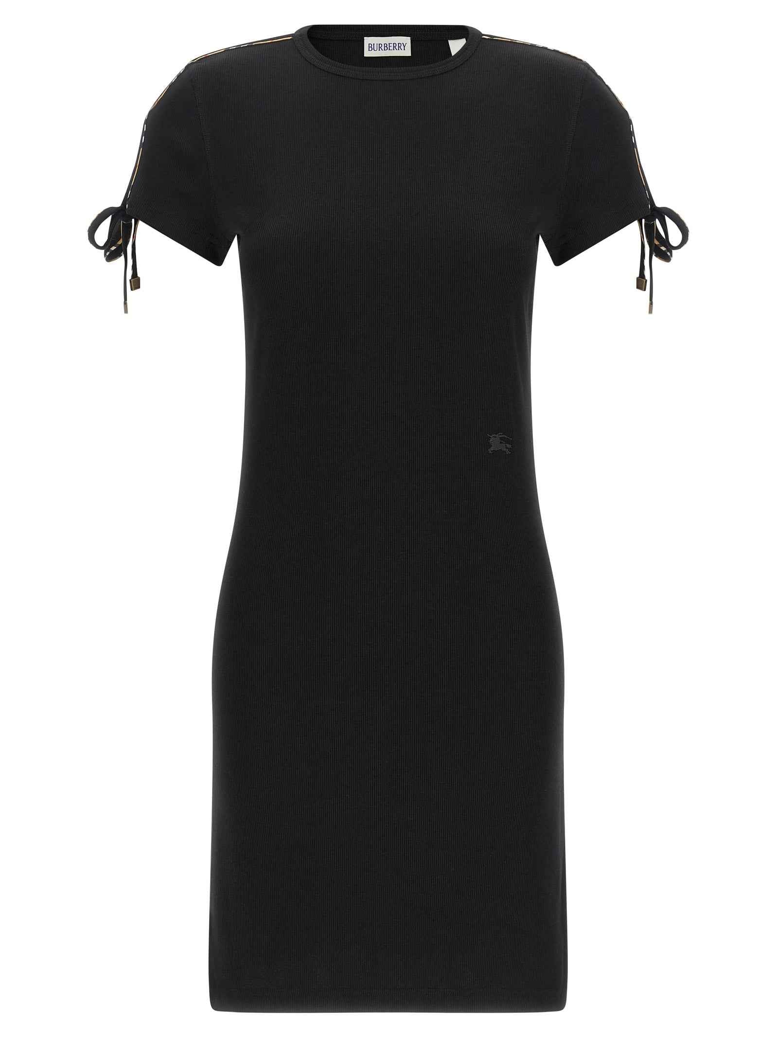 Burberry Black Cotton Short Dress