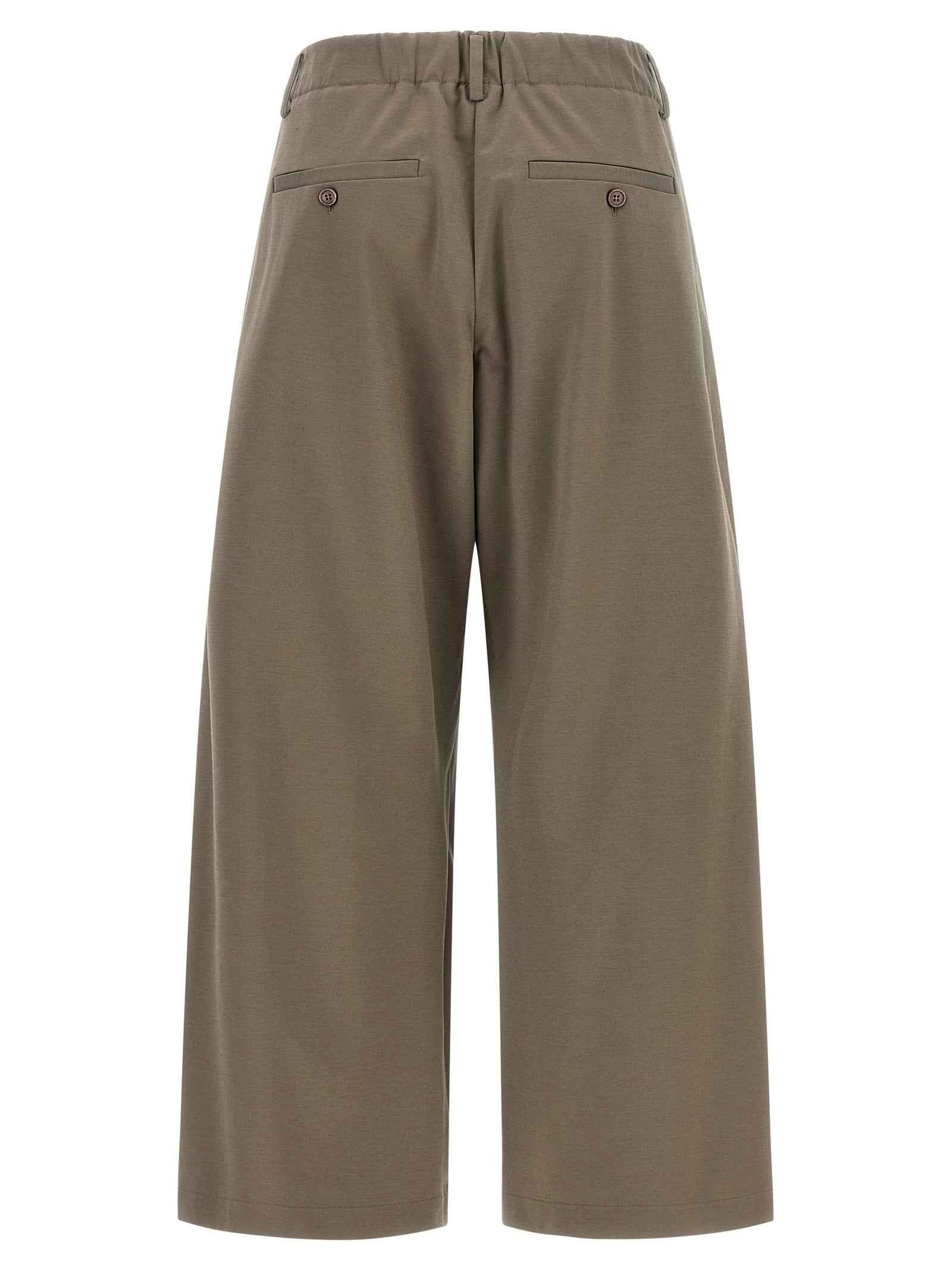 Brunello Cucinelli Gray Cotton Athletic Pants