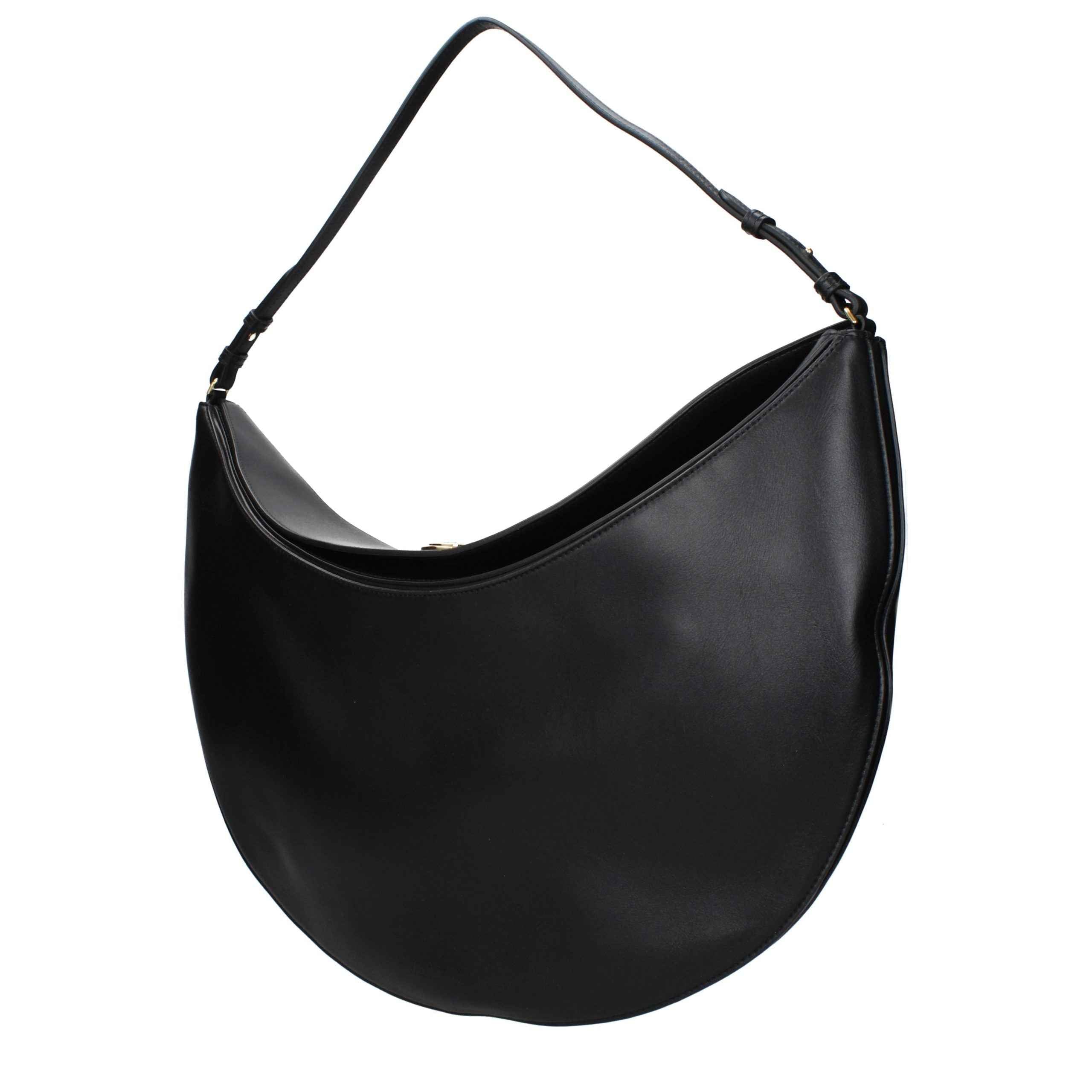 Jacquemus Black Leather Shoulder Bag