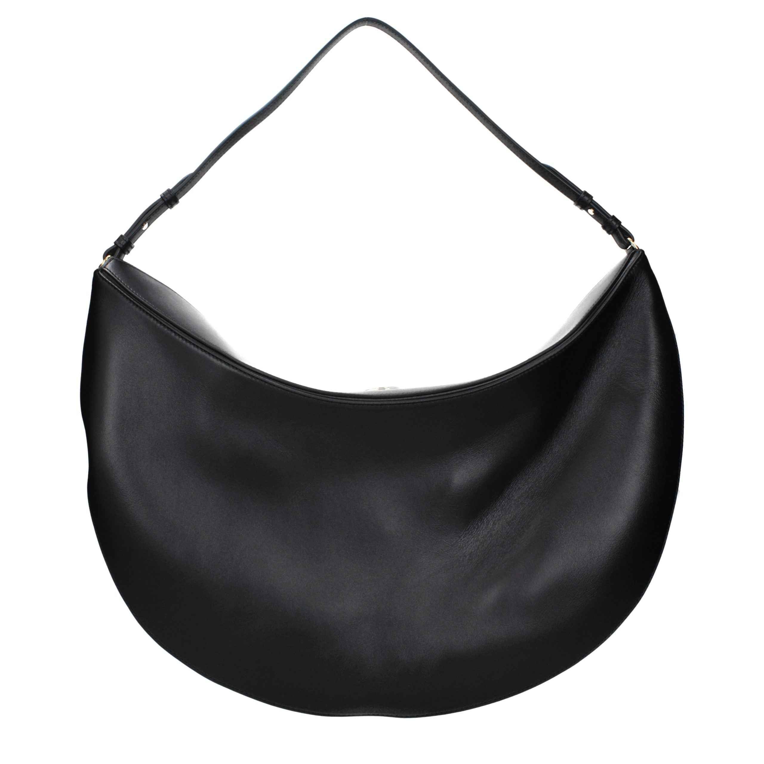Jacquemus Black Leather Shoulder Bag