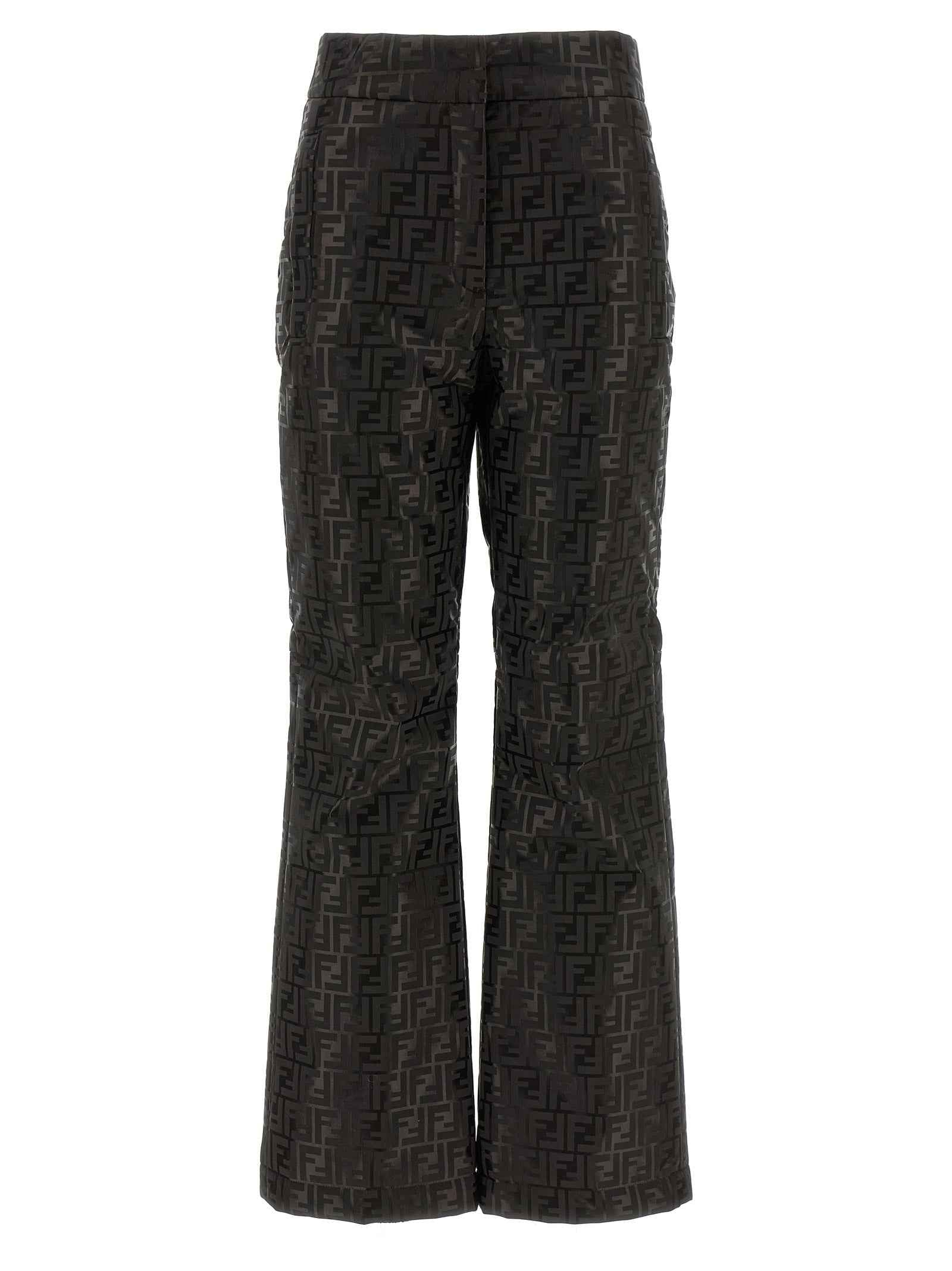 Fendi Brown Cotton Athletic Pants