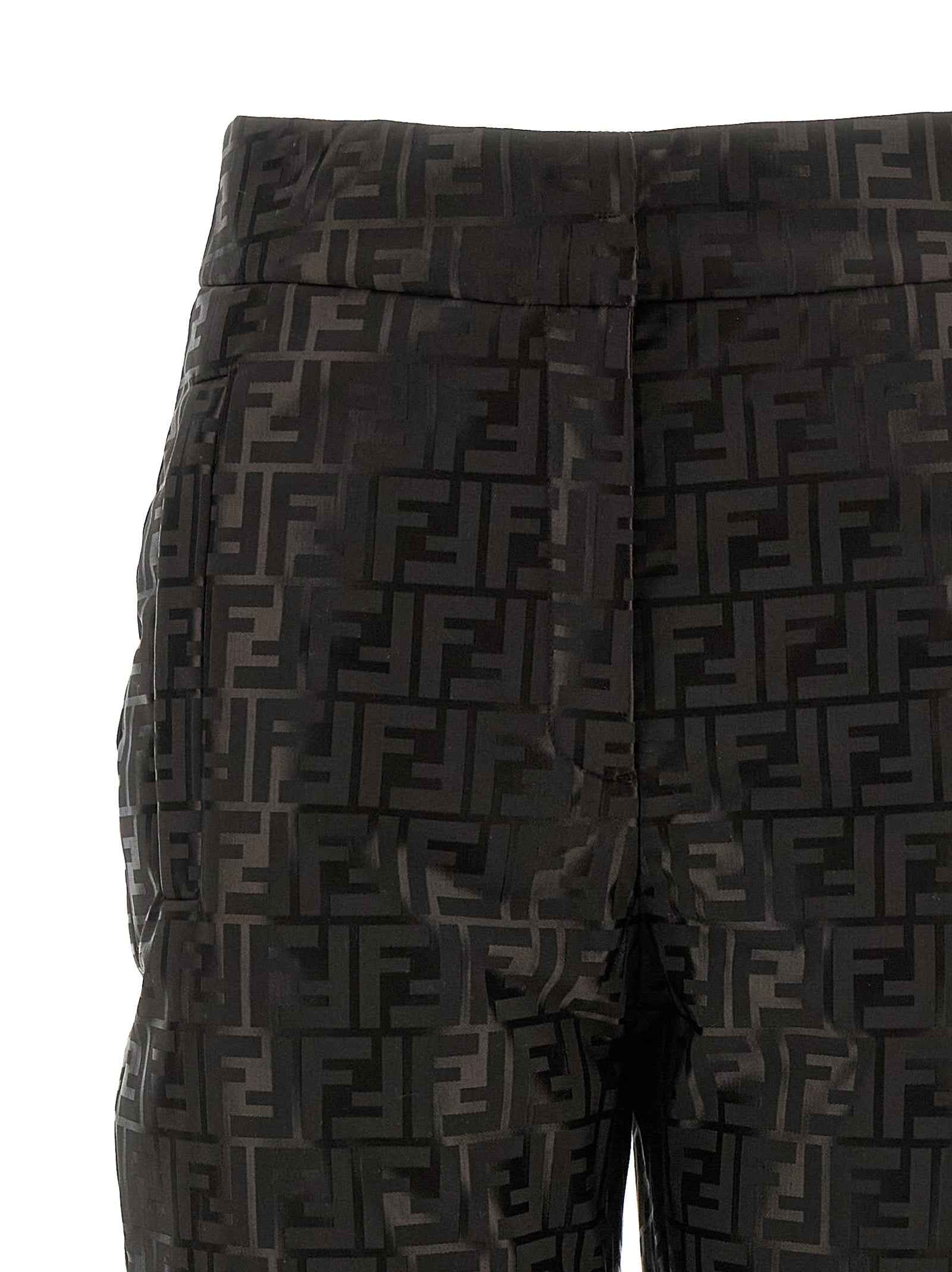 Fendi Brown Cotton Athletic Pants