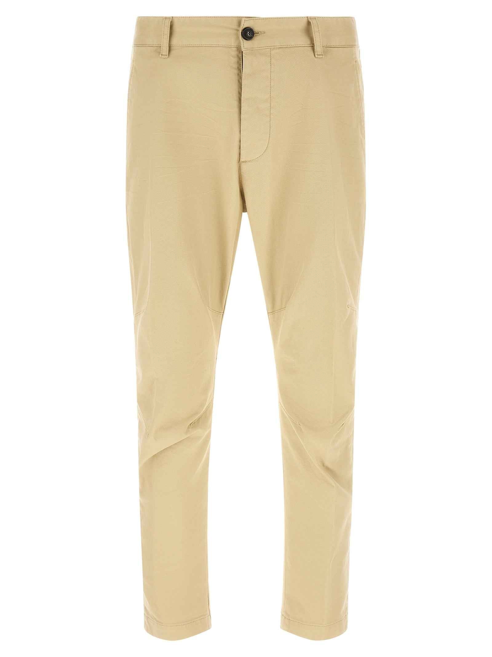 Dsquared² Beige Cotton Cargo Pants