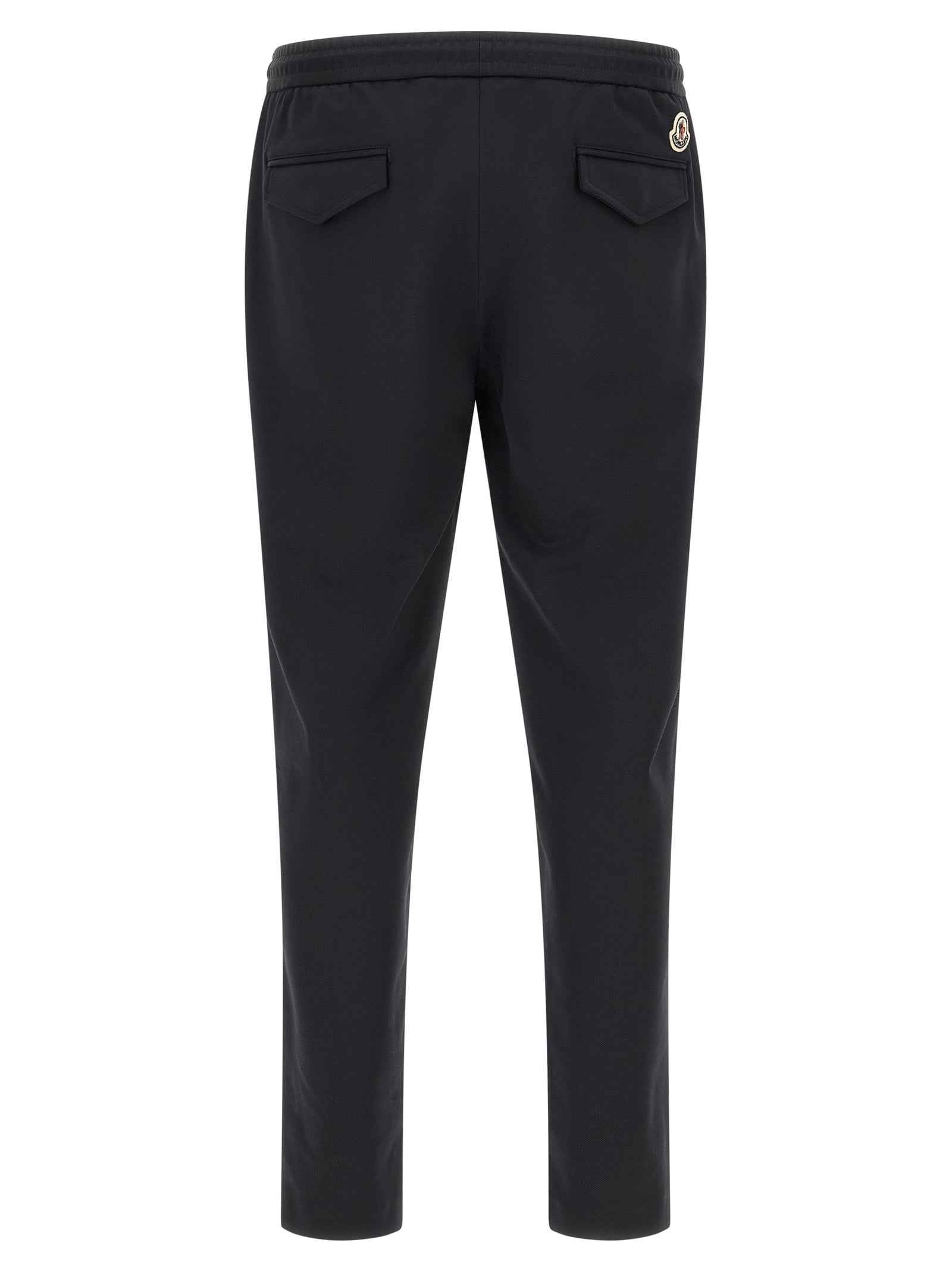 Moncler Black Polyamide Joggers (Workout Pants)